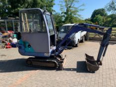 AIRMAN / YANMAR / HITACHI AX15-2 1.5 TON EXCAVATOR / DIGGER, YEAR 1999, RUNS, WORKS, DIGS *NO VAT*