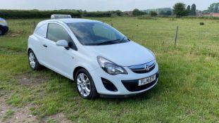 2014/14 REG VAUXHALL CORSA CDTI S/S 1.25 DIESEL CAR / VAN 2 SEATER, SHOWING 1 FORMER KEEPER *NO VAT*