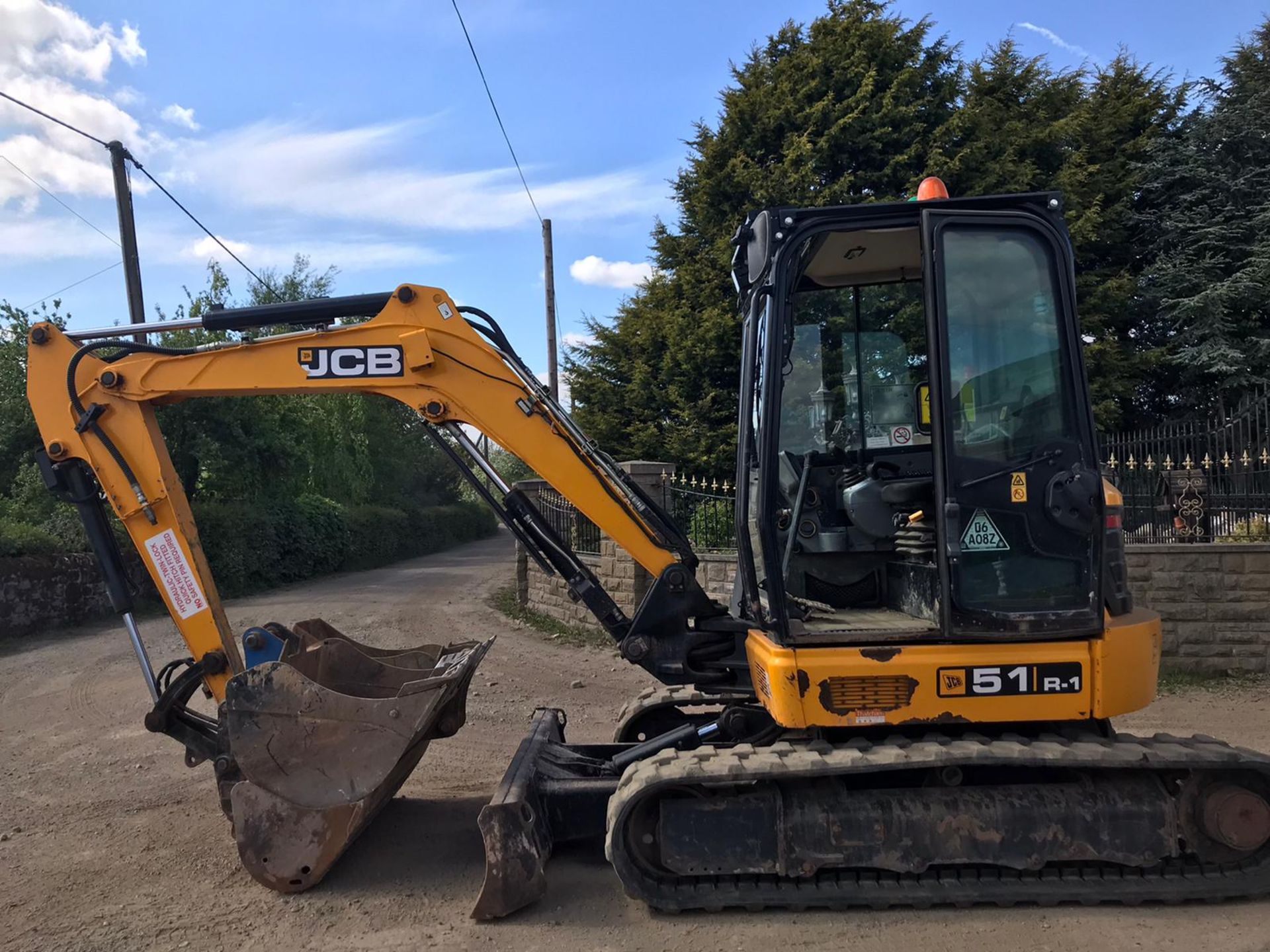 2016 JCB 51R-1 RUBBER TRACKED CRAWLER EXCAVATOR / DIGGER, 2672 HOURS, RUNS, DRIVES, DIGS *PLUS VAT* - Image 4 of 4