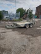 INDESPENSION 3.5 TON PLANT TRAILER TWIN AXLE 6 X 10FT *NO VAT*