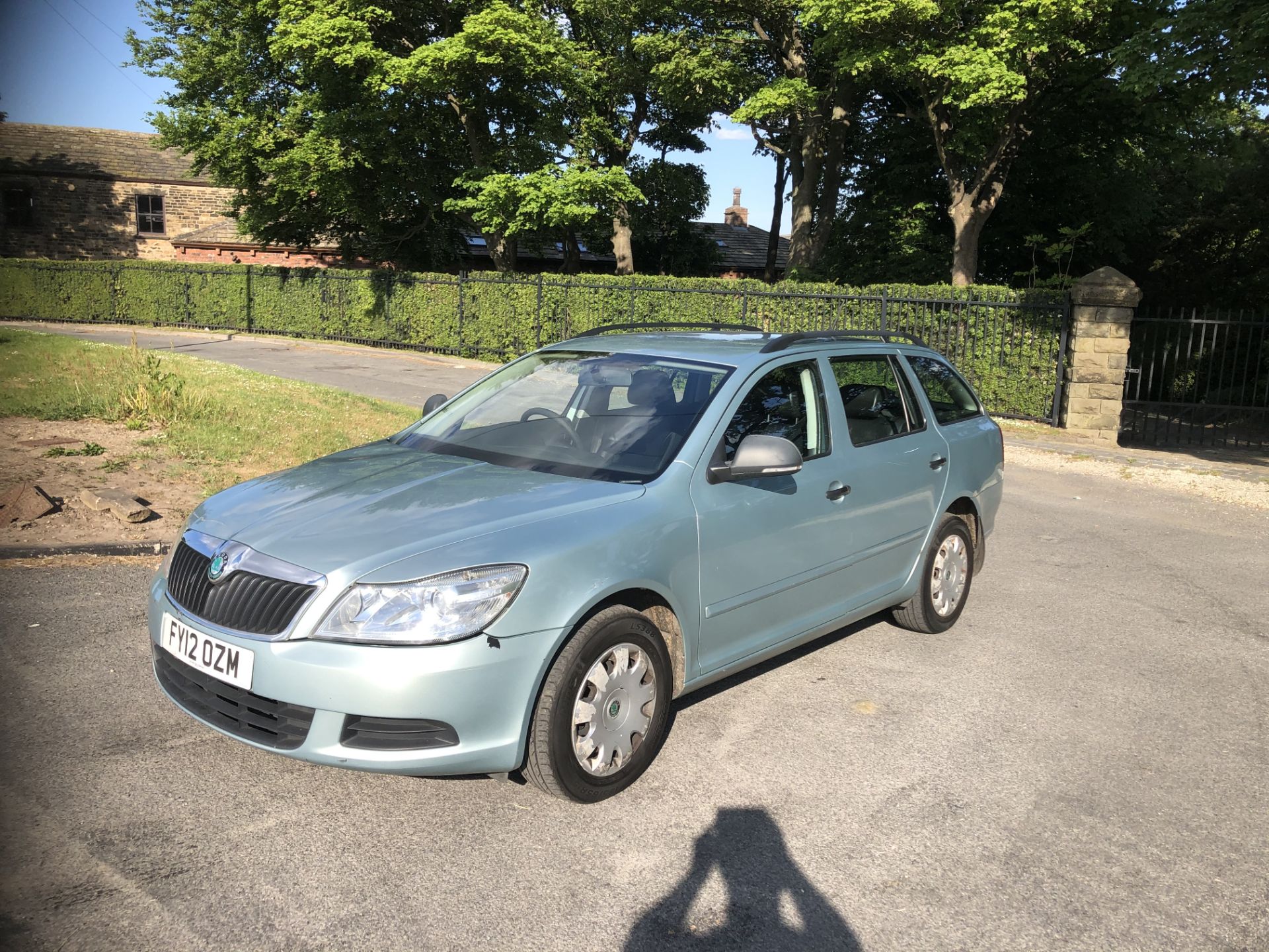 2012/12 REG SKODA OCTAVIA S TDI CR 1.6 DIESEL GREEN ESTATE, SHOWING 1 FORMER KEEPER *NO VAT* - Image 4 of 13