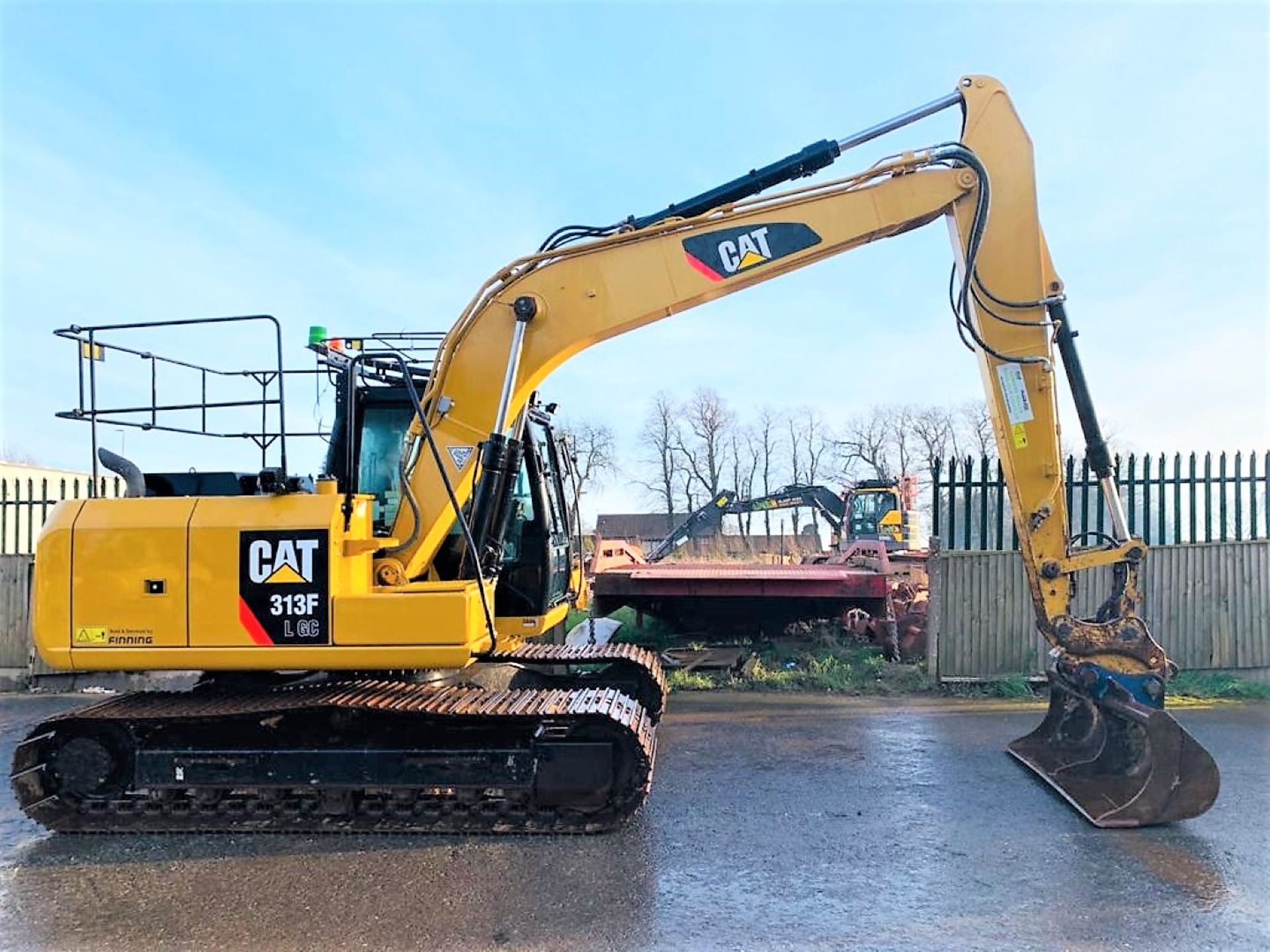 CAT 313 F LGC STEEL TRACKED CRAWLER DIGGER / EXCAVATOR, YEAR 2016, 3445 HOURS, 2 X BUCKETS, AIR CON - Image 6 of 19