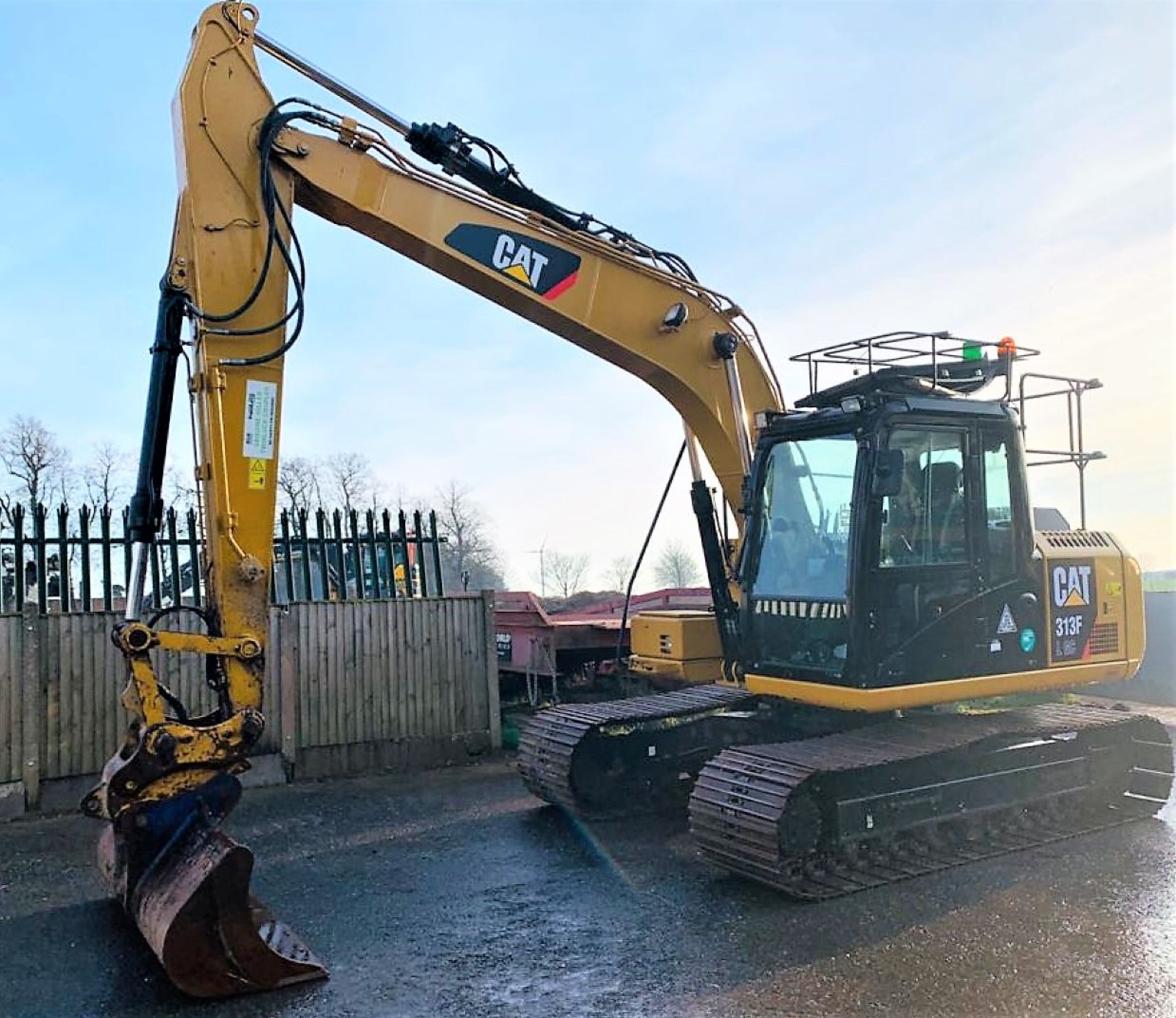 CAT 313 F LGC STEEL TRACKED CRAWLER DIGGER / EXCAVATOR, YEAR 2016, 3445 HOURS, 2 X BUCKETS, AIR CON - Image 3 of 19