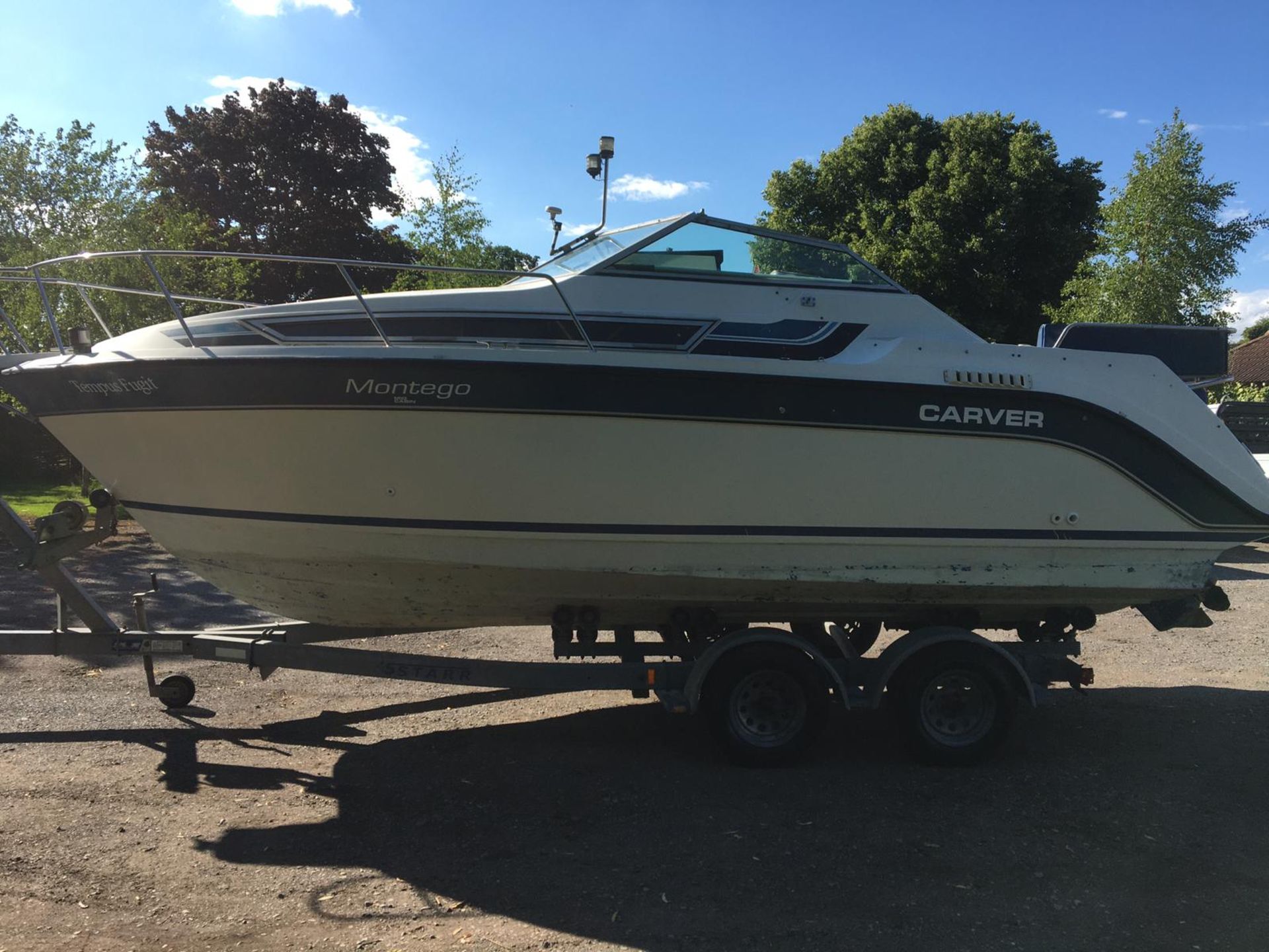 CARVER MONTEGO TEMPUS FUGIT BOAT, VOLVO 4 CYLINDER PENTERA, 4 BIRTH, GPS/ LOG, HOB, STOVE *NO VAT* - Image 5 of 21