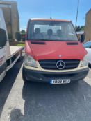 2009/09 REG MERCEDES SPRINTER 311 CDI LWB CHASSIS CAB 2.2 DIESEL 110 BHP, SHOWING 1 FORMER KEEPER