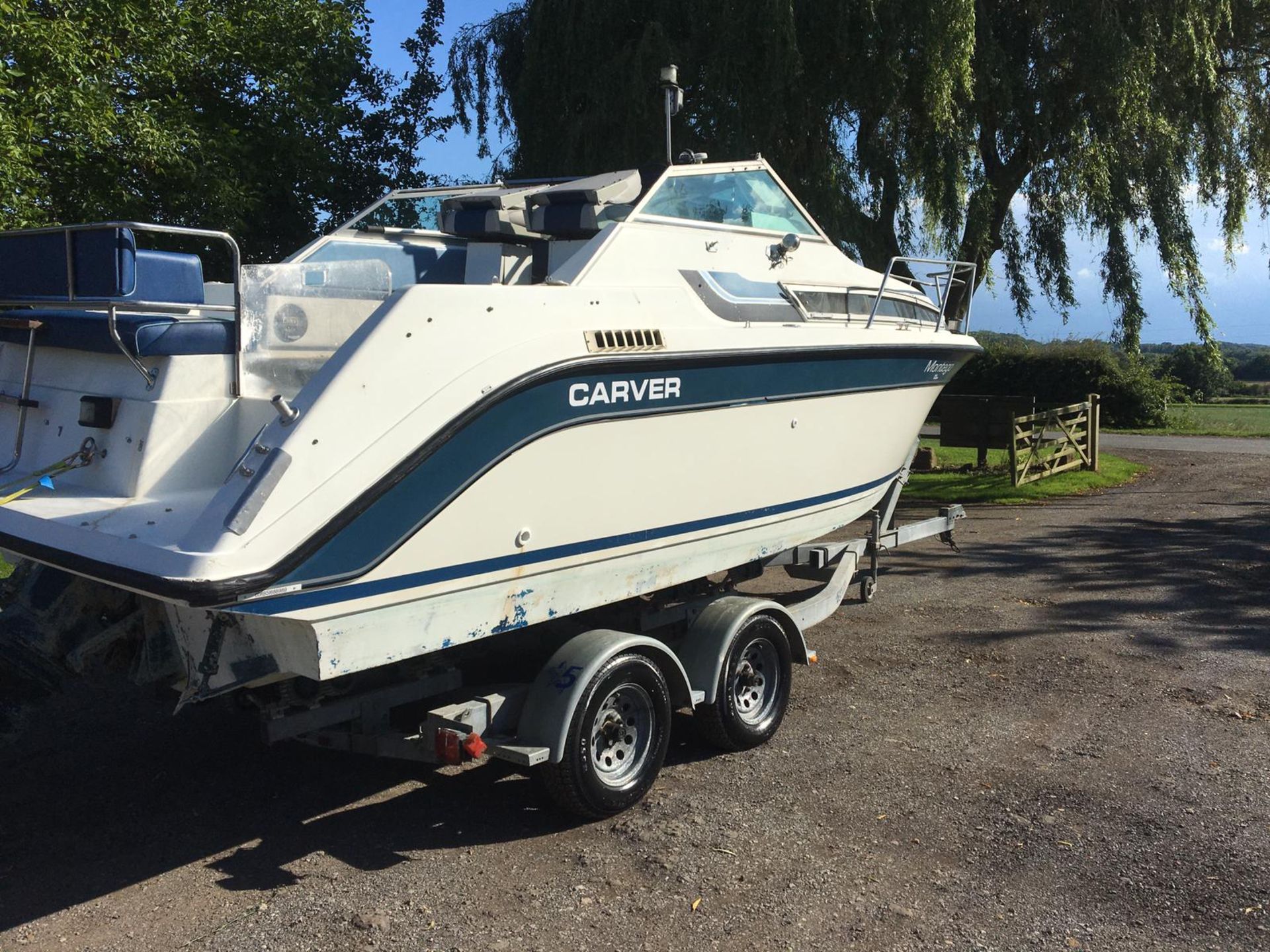 CARVER MONTEGO TEMPUS FUGIT BOAT, VOLVO 4 CYLINDER PENTERA, 4 BIRTH, GPS/ LOG, HOB, STOVE *NO VAT* - Image 4 of 21