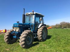 FORD 6610 4 WHEEL DRIVE TRACTOR, RUNS AND WORKS, 3 POINT LINKAGE, REAR PTO, ROAD REGISTERED WITH V5