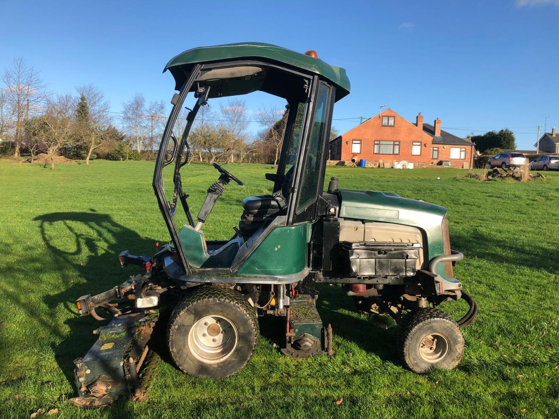 2007/07 REG HAYTER RIDE ON DIESEL LAWN MOWER WITH CAB (NO GLASS) *PLUS VAT* - Image 7 of 16