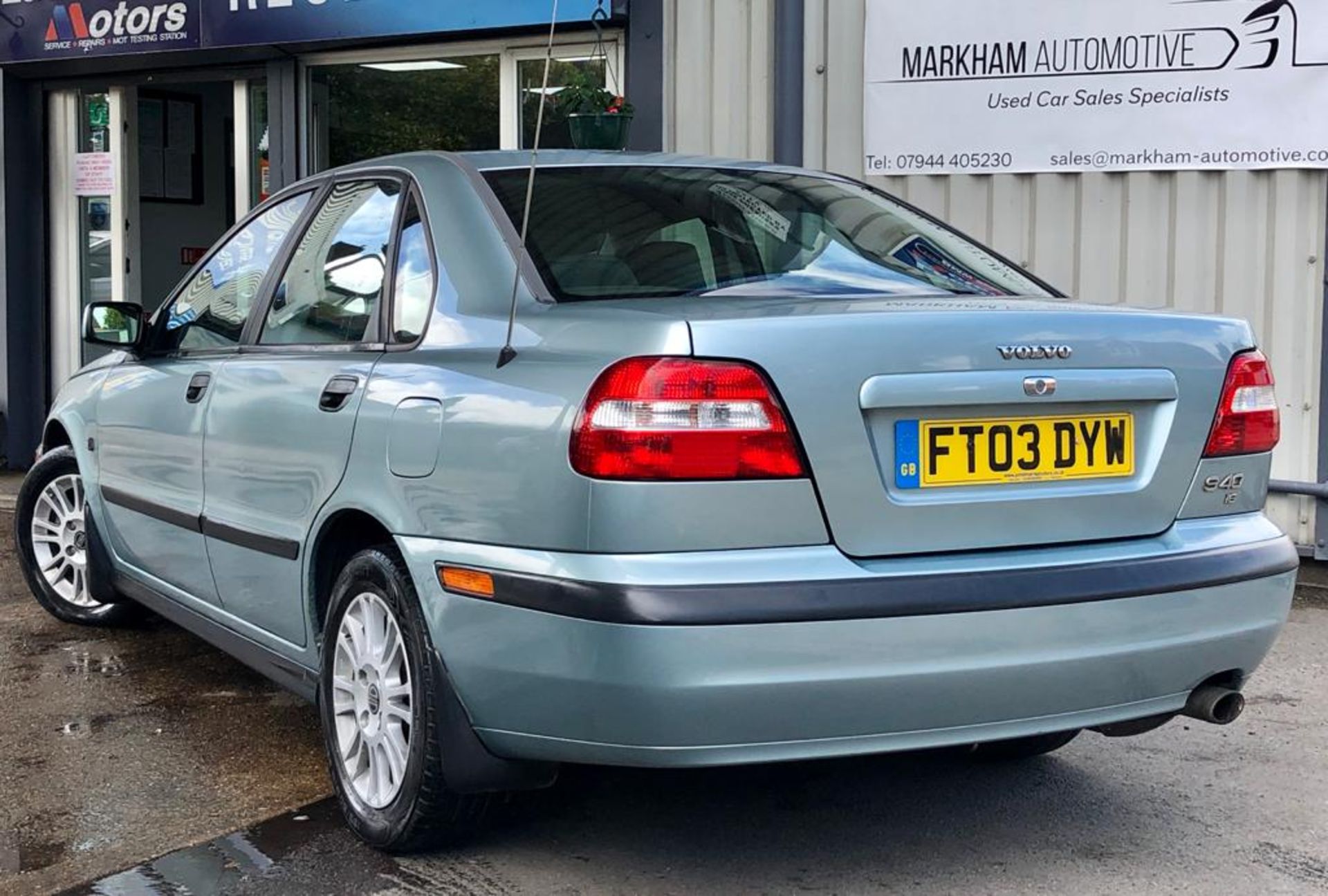 2003/03 REG VOLVO S40 S 1.6 PETROL 4 DOOR SALOON GREEN, SHOWING 3 FORMER KEEPERS *NO VAT* - Image 6 of 17