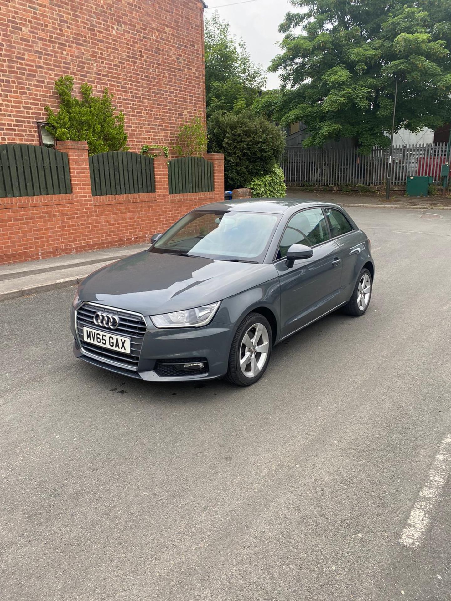 2015/65 REG AUDI A1 TFSI SPORT 1.4 PETROL GREY 3 DOOR HATCHBACK 125 BHP, SHOWING 1 FORMER KEEPER - Image 3 of 12