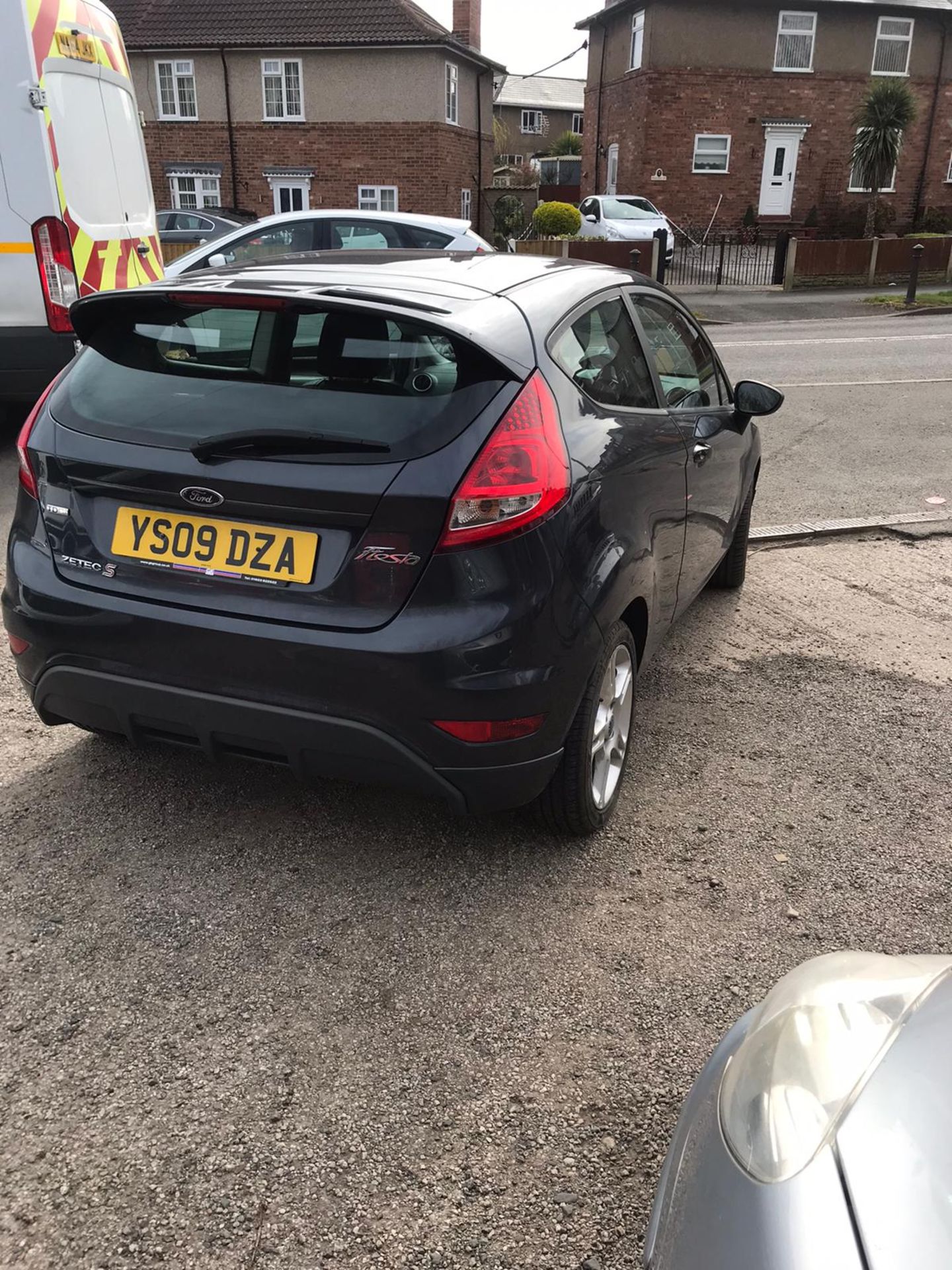 2009/09 REG FORD FIESTA ZETEC S 90 TDCI 1.6 DIESEL 3DR HATCHBACK GREY *NO VAT* - Image 6 of 12