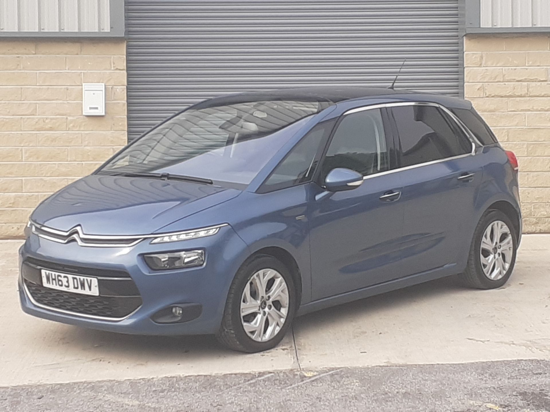 2014/63 REG CITROEN C4 PICASSO E-HDI AIRDREAM EXCLUSIVE PLUS ETG6 1.6 MPV BLUE SEMI-AUTO *NO VAT* - Image 4 of 15