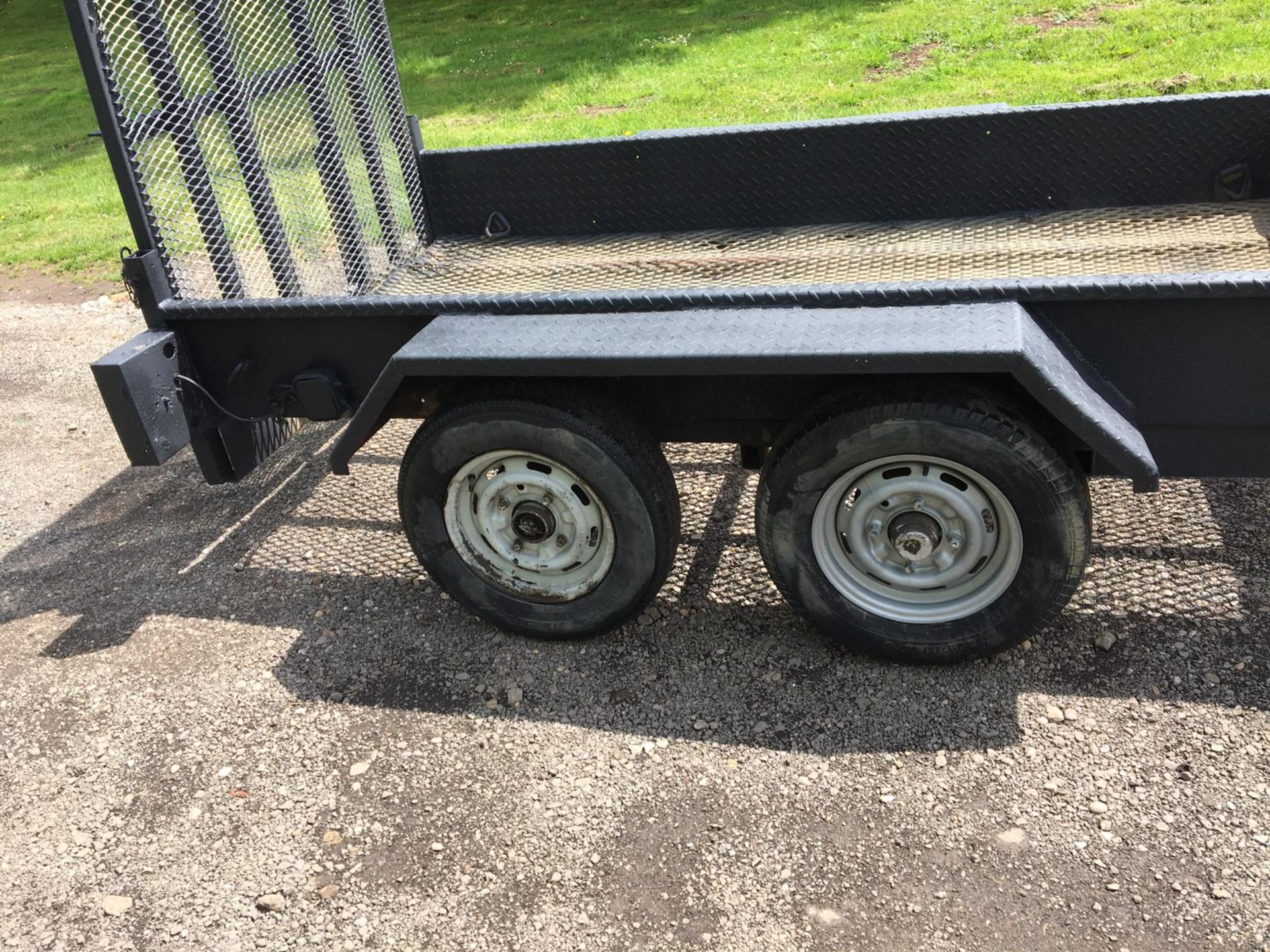 INDESPENSION TWIN AXLE TOW-ABLE PLANT TRAILER BLACK *PLUS VAT* - Image 7 of 8