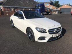 66 REG MERCEDES E 350D AMG LINE PREMIUM, 2014 RANGE ROVER EVOQUE, VAUXHALL CORSA, ASTRA, MOWERS, FORKLIFTS, BACKHOE, ENDS FROM 7PM THURSDAY!