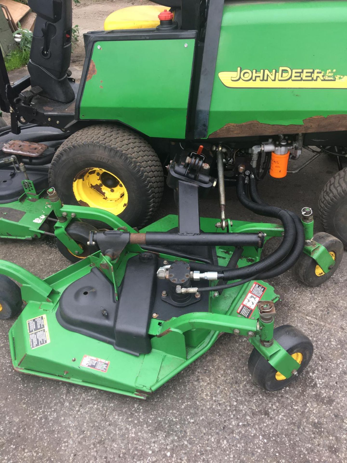 JOHN DEERE 1600 WIDE AREA TURBO BATWING RIDE ON LAWN MOWER, CRUISE CONTROL, RUNS & WORKS *NO VAT* - Image 8 of 24
