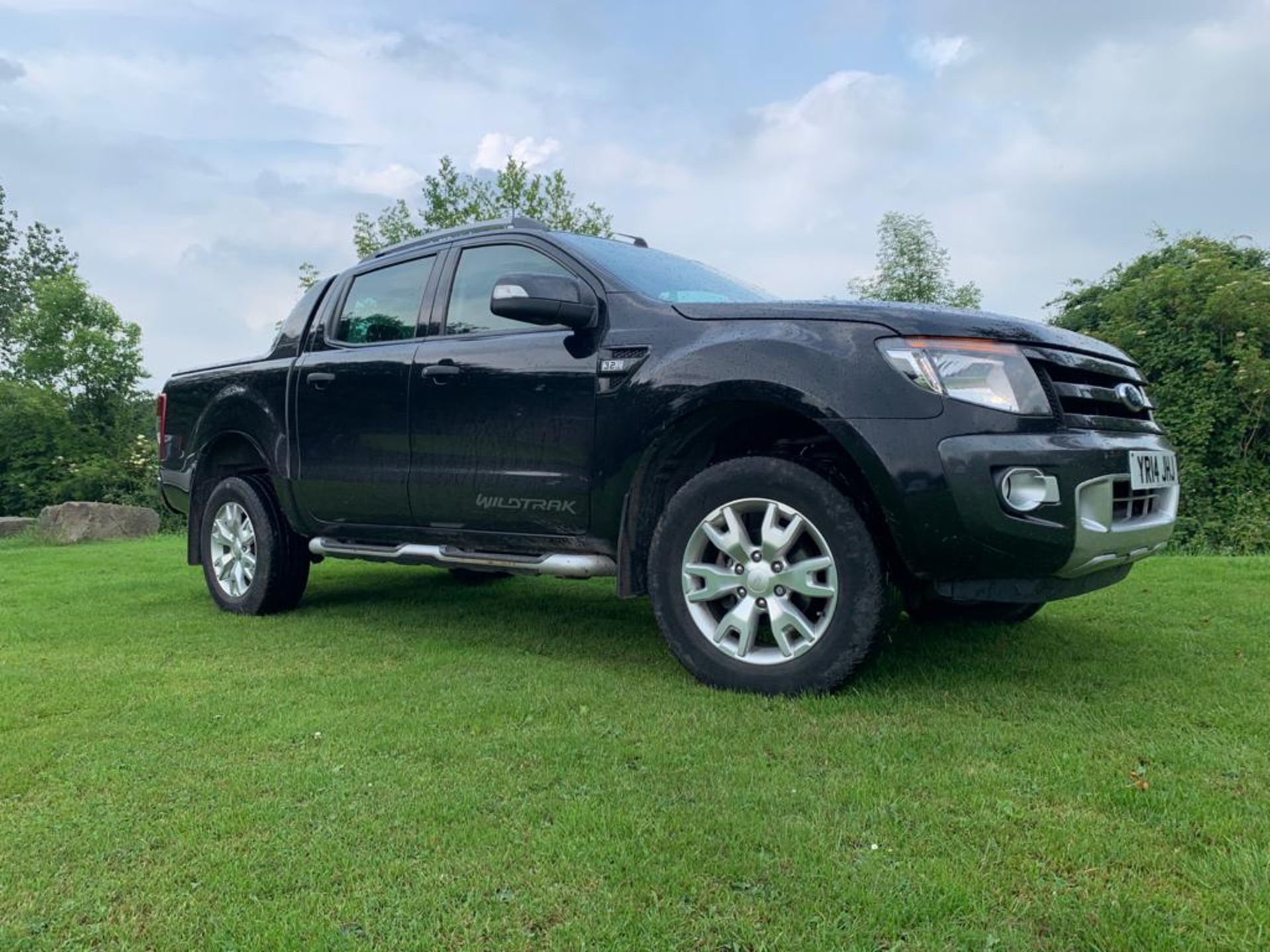 2014/14 REG FORD RANGER WILDTRAK 4X4 D/C TDCI 3.2L AUTOMATIC BLACK PICK-UP, SHOWING 2 FORMER KEEPERS - Image 9 of 12