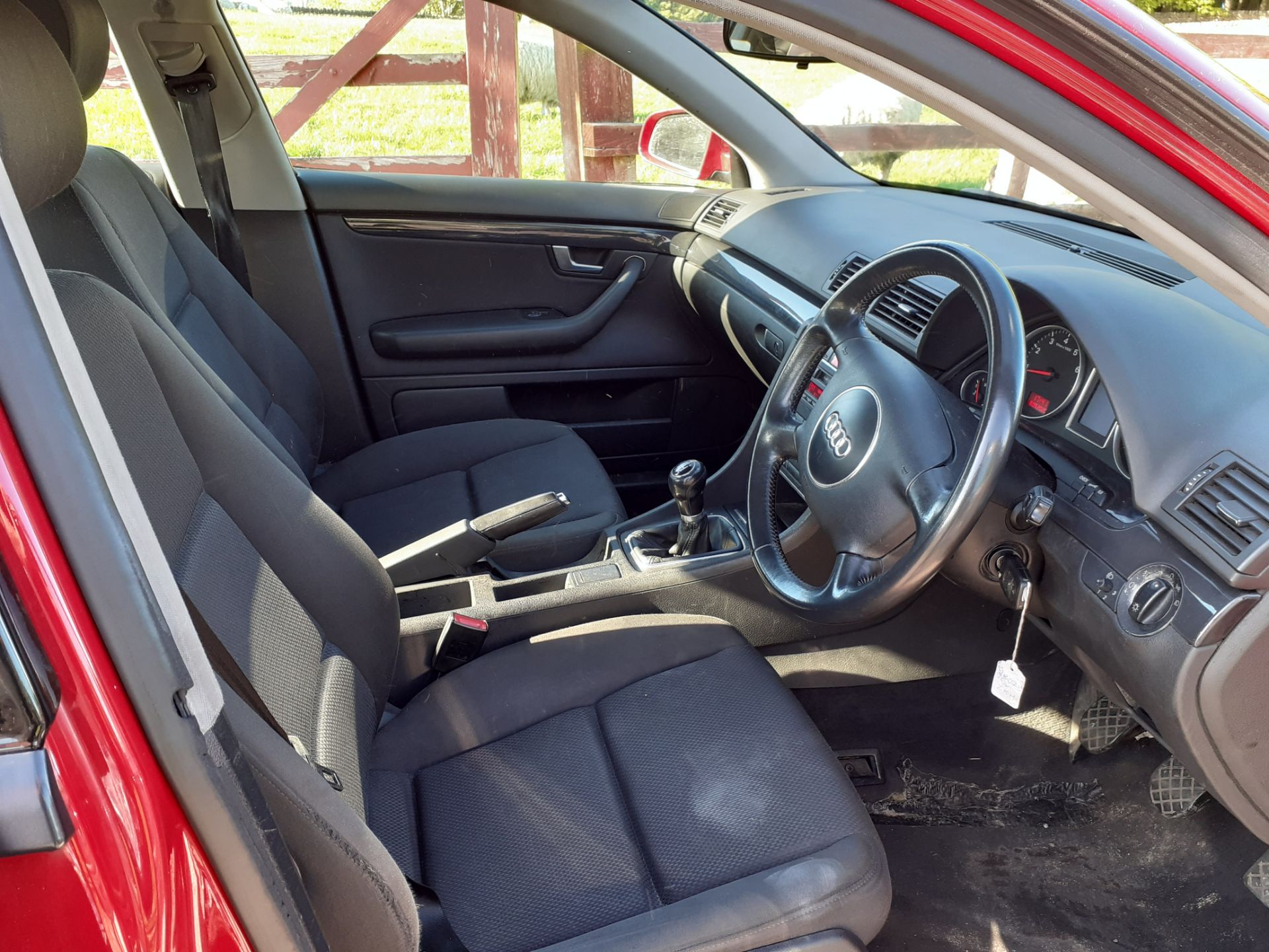 2002/02 REG AUDI A4 SE 1.6 PETROL 4 DOOR SALOON RED, SHOWING 0 FORMER KEEPERS *NO VAT* - Image 6 of 7