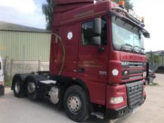 2008/58 REG DAF XF 105.460 6X2 HEAVY HAULAGE DIESEL TRACTOR UNIT EURO 5, AUTO BOX, AIR CON