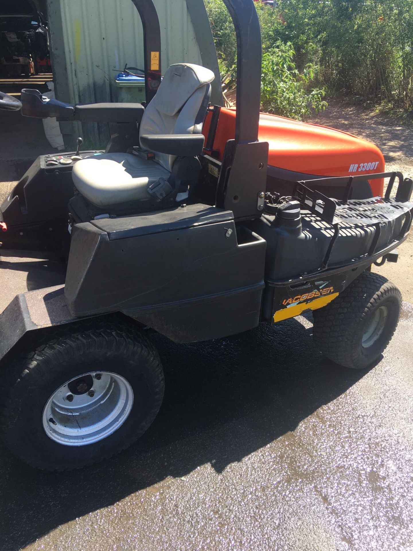 2009/09 REG RANSOMES JACOBSEN HR3300T 4WD HYDROSTATIC TURBO DIESEL ORANGE MOWING MACHINE *NO VAT* - Image 2 of 21