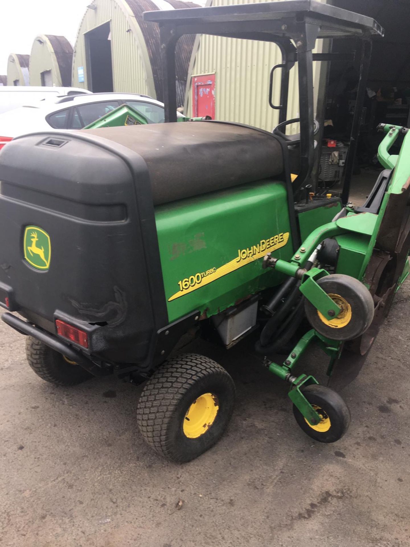 JOHN DEERE 1600 WIDE AREA TURBO BATWING RIDE ON LAWN MOWER, CRUISE CONTROL, RUNS & WORKS *NO VAT* - Image 5 of 24