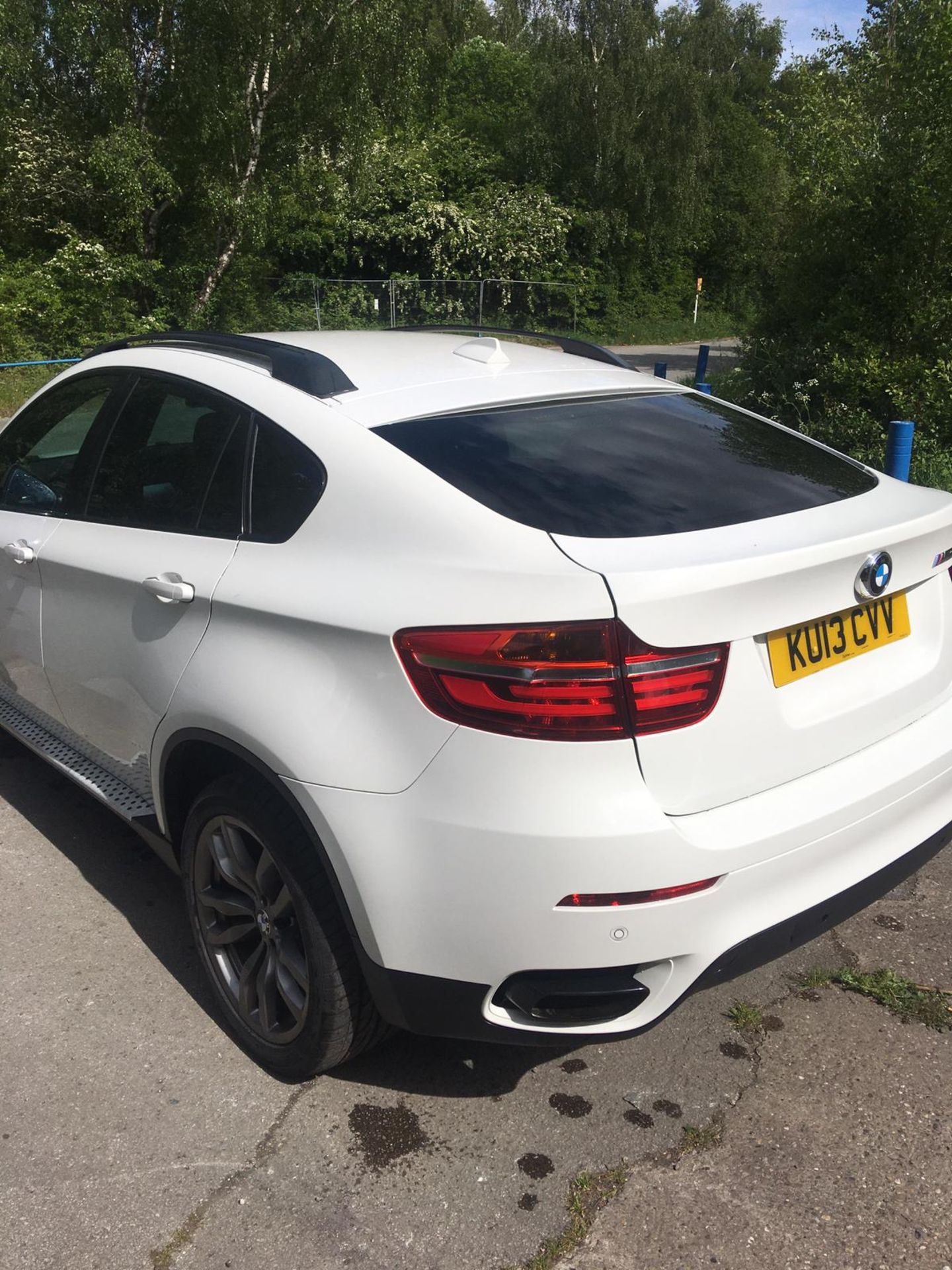 2013/13 REG BMW X6 M50D AUTOMATIC 3.0 DIESEL WHITE, SHOWING 1 FORMER KEEPER *NO VAT* - Image 5 of 36