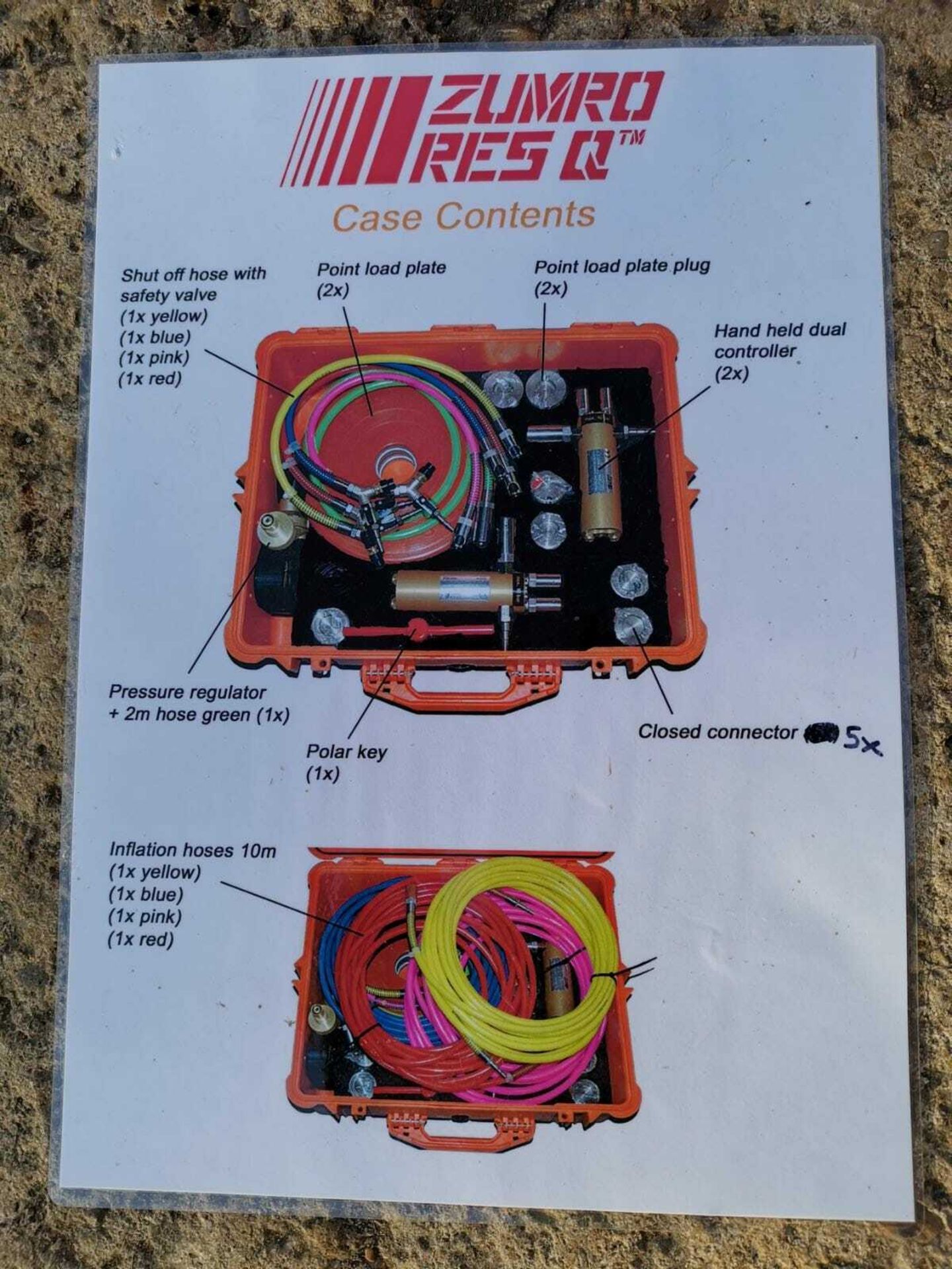ZUMRO RESQ CASE & RESQ AIR BAGS NT-23, NT-58, NT-132. *PLUS VAT* - Image 2 of 7