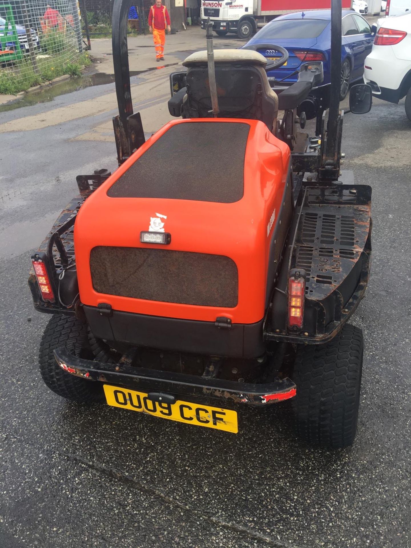 2009/09 REG RANSOMES JACOBSEN HR3300T 4WD HYDROSTATIC TURBO DIESEL ORANGE MOWING MACHINE *NO VAT* - Image 5 of 16