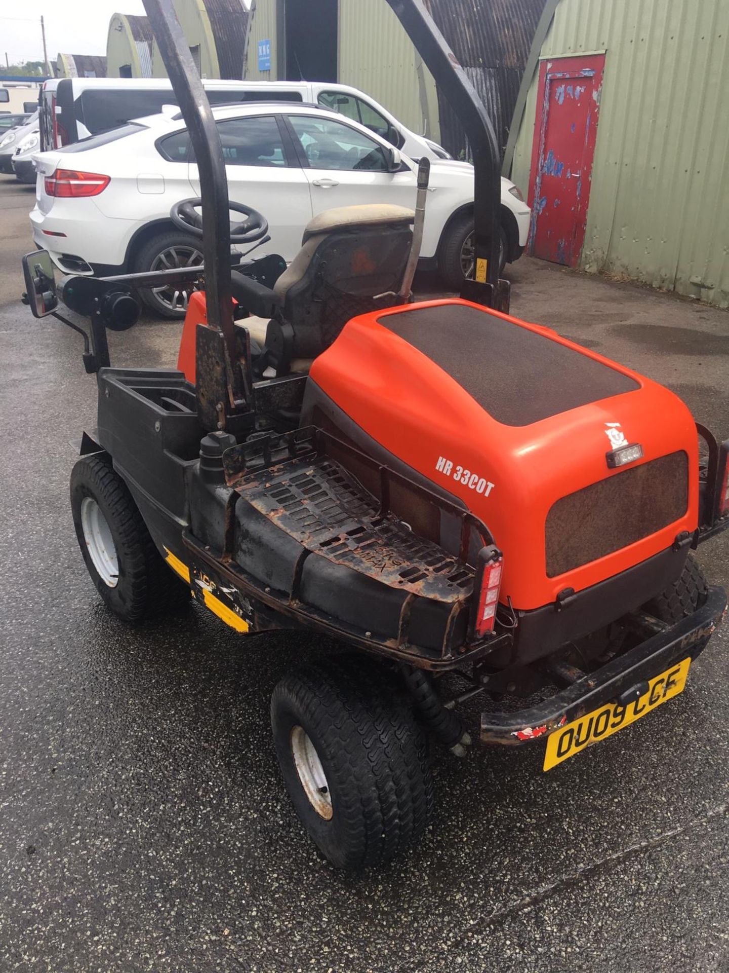 2009/09 REG RANSOMES JACOBSEN HR3300T 4WD HYDROSTATIC TURBO DIESEL ORANGE MOWING MACHINE *NO VAT* - Image 3 of 16