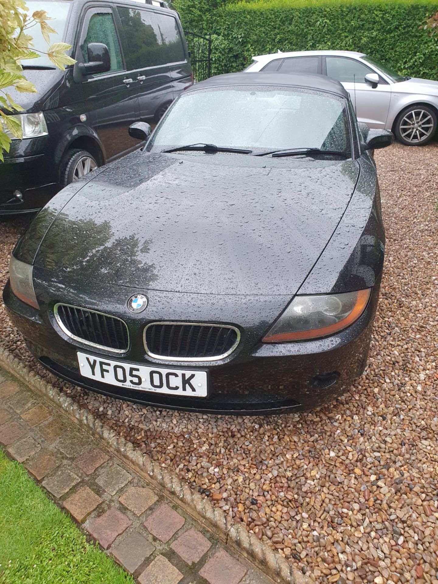 2005/05 REG BMW Z SERIES Z45 SE ROADSTER 2.2 PETROL BLACK CONVERTIBLE, SHOWING 2 FORMER KEEPERS - Image 2 of 8