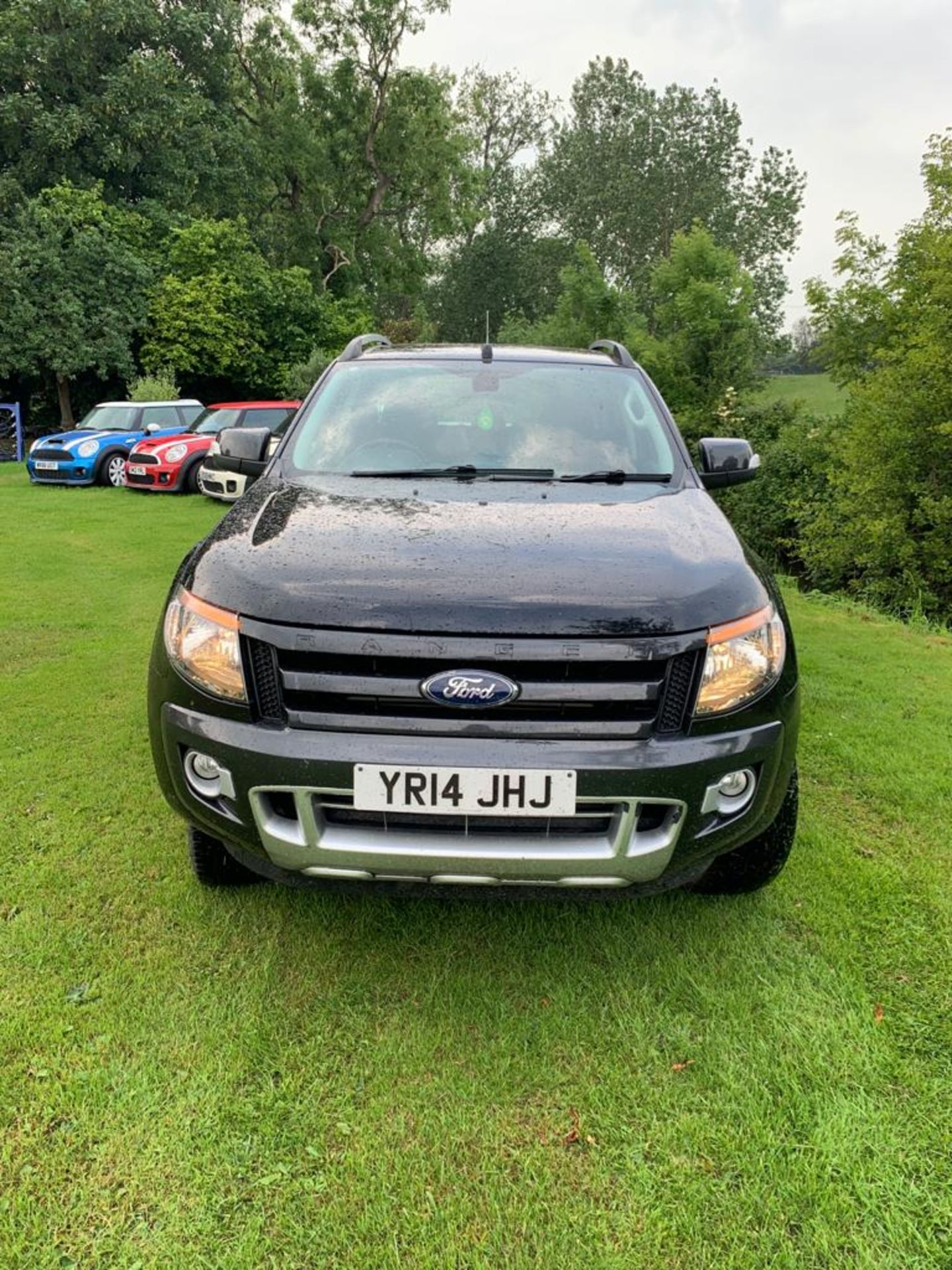 2014/14 REG FORD RANGER WILDTRAK 4X4 D/C TDCI 3.2L AUTOMATIC BLACK PICK-UP, SHOWING 2 FORMER KEEPERS - Bild 4 aus 12