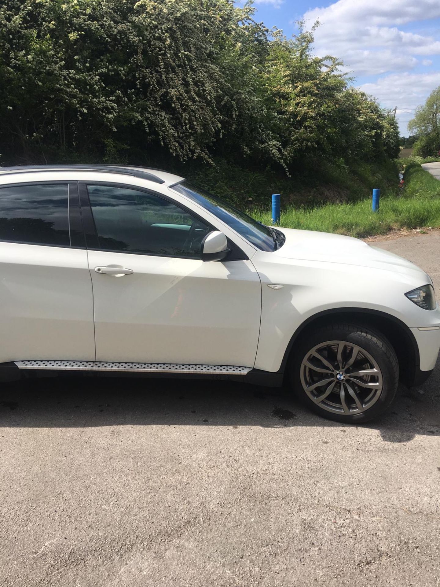 2013/13 REG BMW X6 M50D AUTOMATIC 3.0 DIESEL WHITE, SHOWING 1 FORMER KEEPER *NO VAT* - Bild 7 aus 36