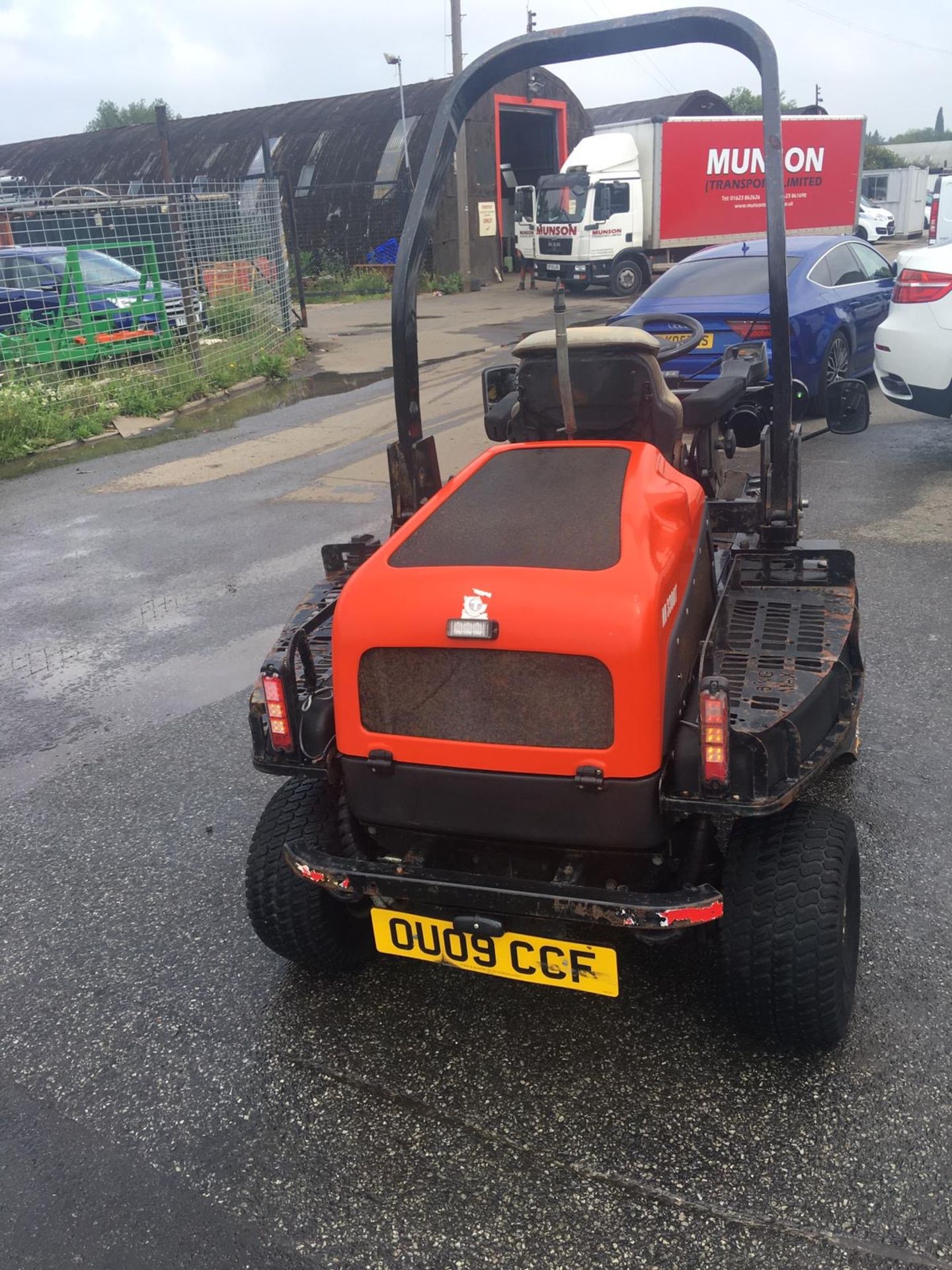 2009/09 REG RANSOMES JACOBSEN HR3300T 4WD HYDROSTATIC TURBO DIESEL ORANGE MOWING MACHINE *NO VAT* - Image 4 of 16