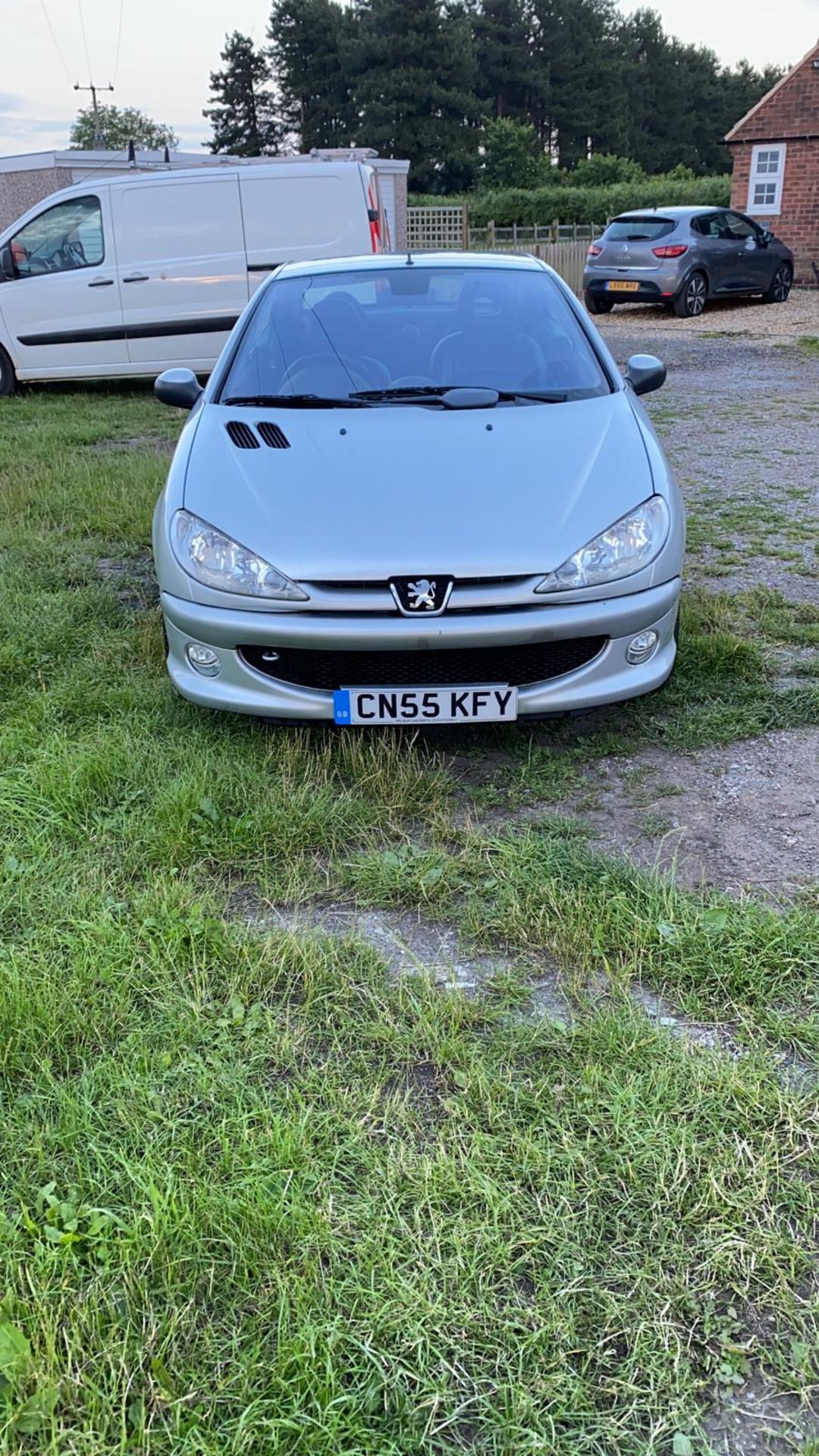 2006/55 REG PEUGEOT 206 2.0 PETROL SILVER CONVERTIBLE. SHOWING 2 FORMER KEEPERS *NO VAT* - Image 4 of 13