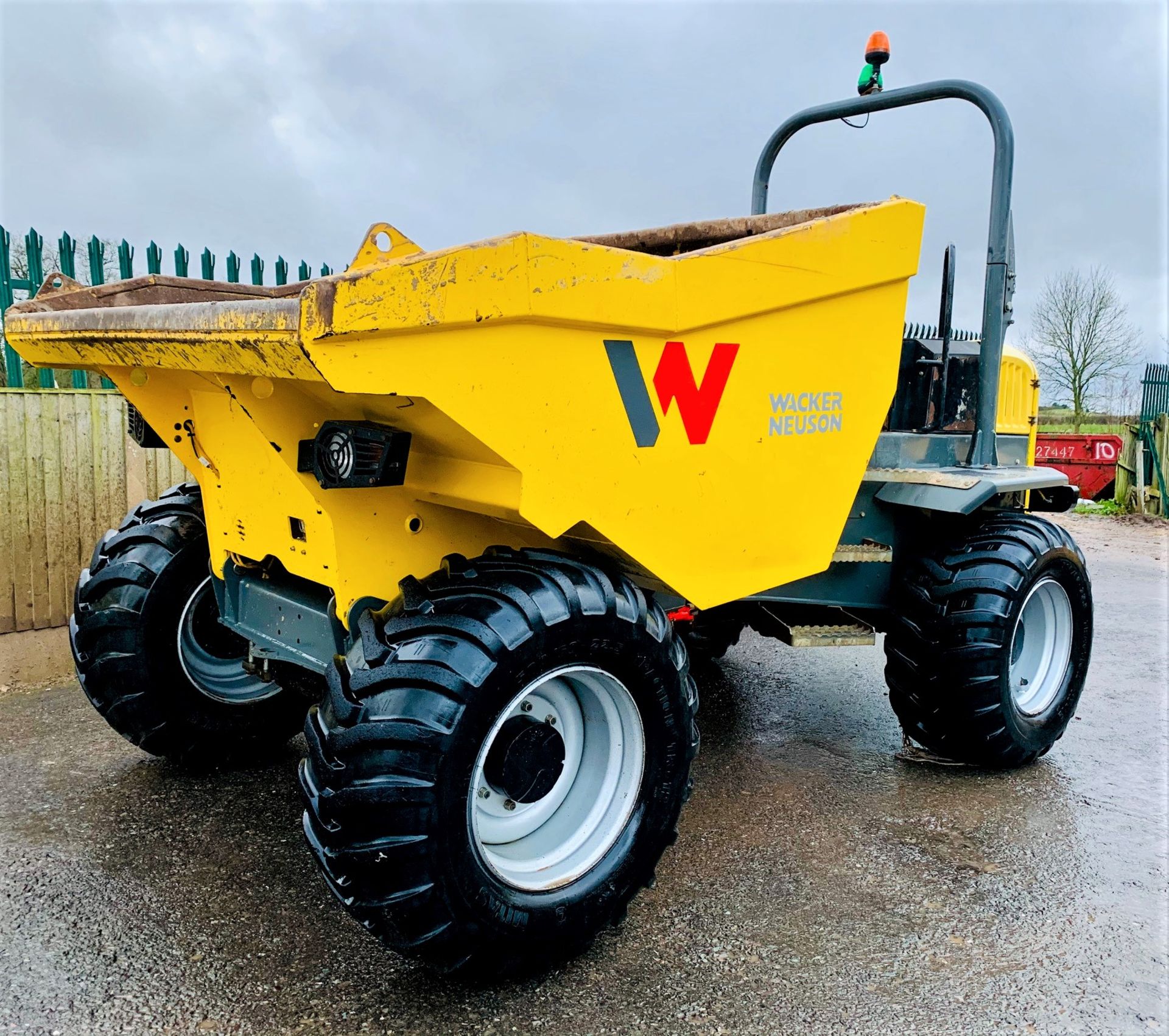 WACKER NEUSON DW90 STRAIGHT TIP DUMPER, YEAR 2017, 998 HOURS, FORWARD CAMERA, CE MARKED *PLUS VAT* - Image 3 of 13