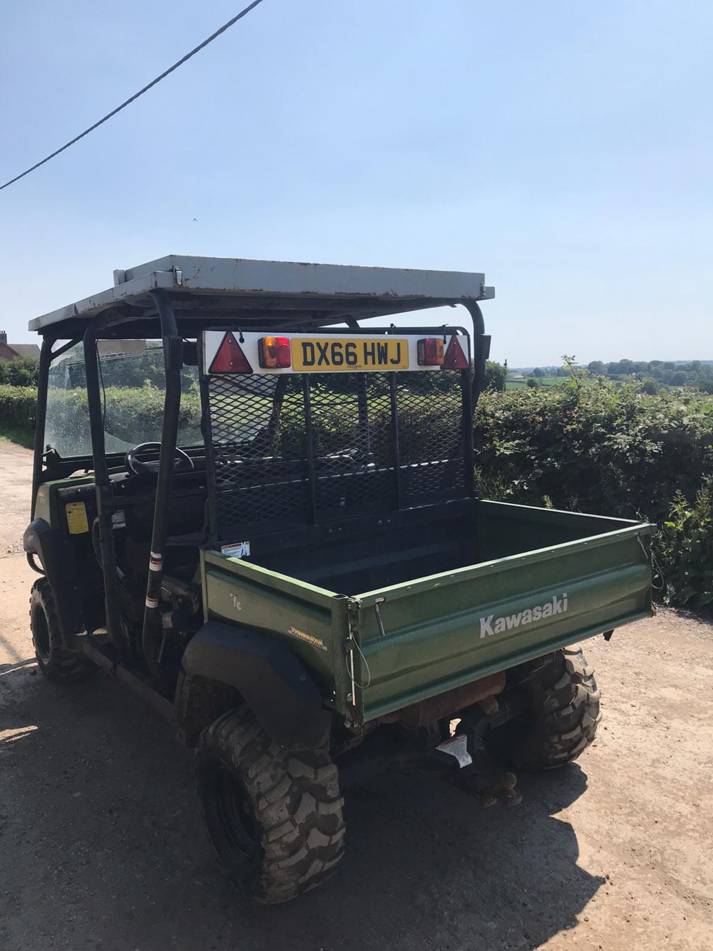 2016/66 REG KAWASAKI MULE 4010 2/4 SEATER RTV FARM BUGGY, RUNS & DRIVES, ROAD REGISTERED *PLUS VAT* - Image 4 of 4