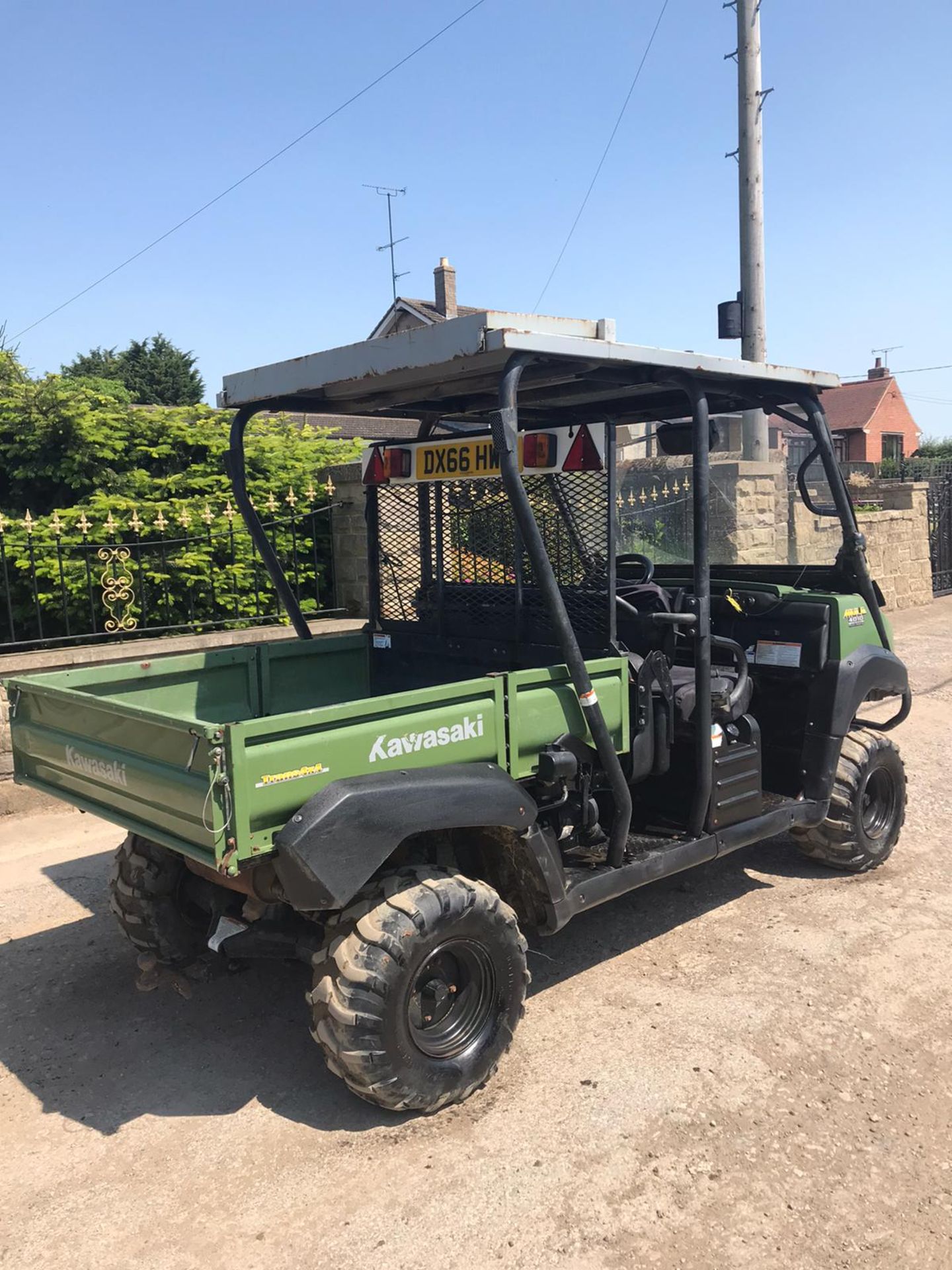 2016/66 REG KAWASAKI MULE 4010 2/4 SEATER RTV FARM BUGGY, RUNS & DRIVES, ROAD REGISTERED *PLUS VAT* - Image 3 of 4