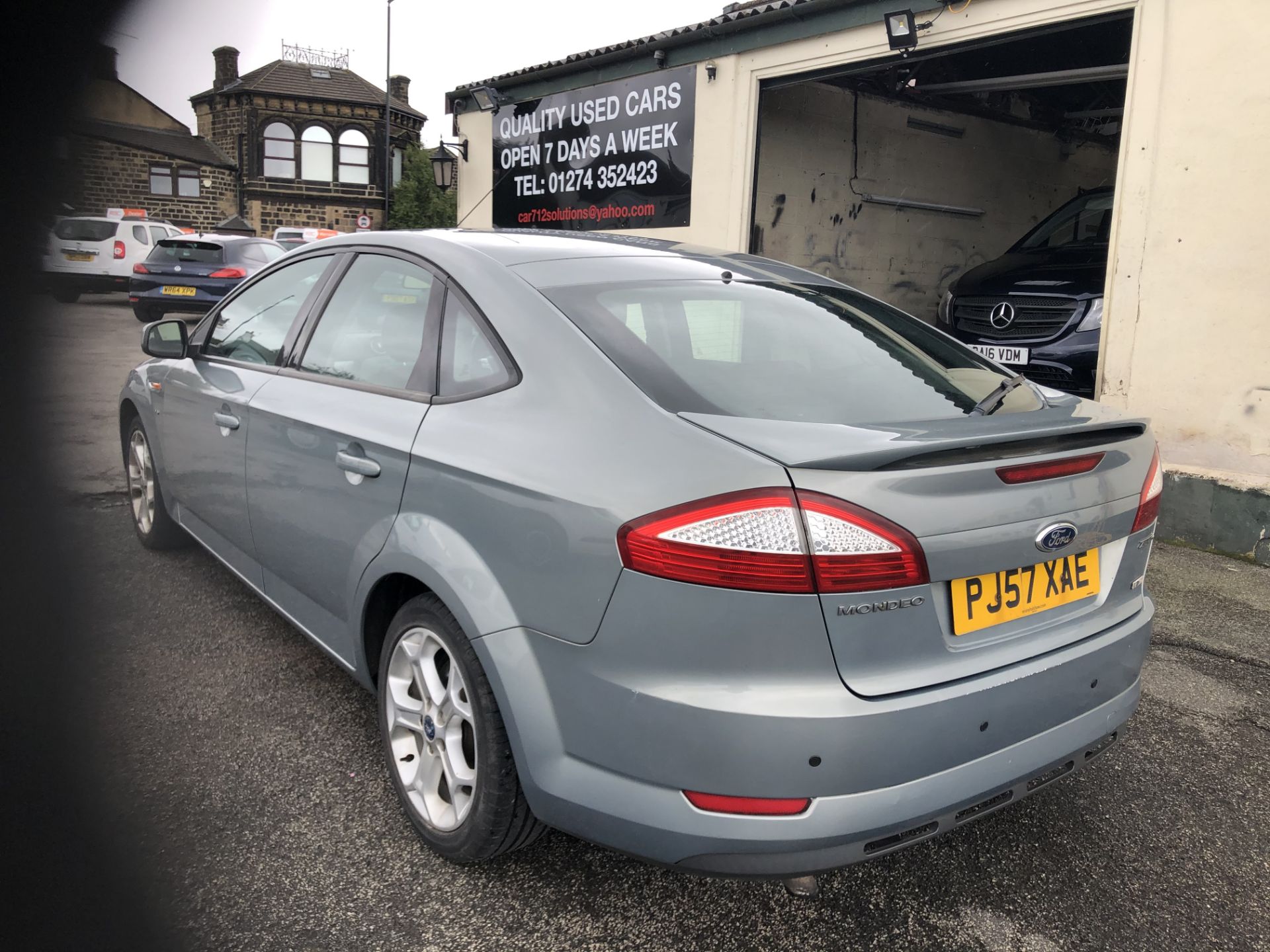 2007/57 REG FORD MONDEO ZETEC TDCI 140 2.0 DIESEL 140HP GREY 5DR HATCHBACK, SHOWING 2 FORMER KEEPERS - Image 5 of 12