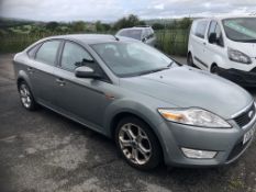 2007/57 REG FORD MONDEO ZETEC TDCI 140 2.0 DIESEL 140HP GREY 5DR HATCHBACK, SHOWING 2 FORMER KEEPERS