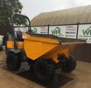 2015 TEREX TA3H STRAIGHT TIP DUMPER, CIRCA 1700 HOURS, 60% TYRES, RUNS AND WORKS *PLUS VAT*