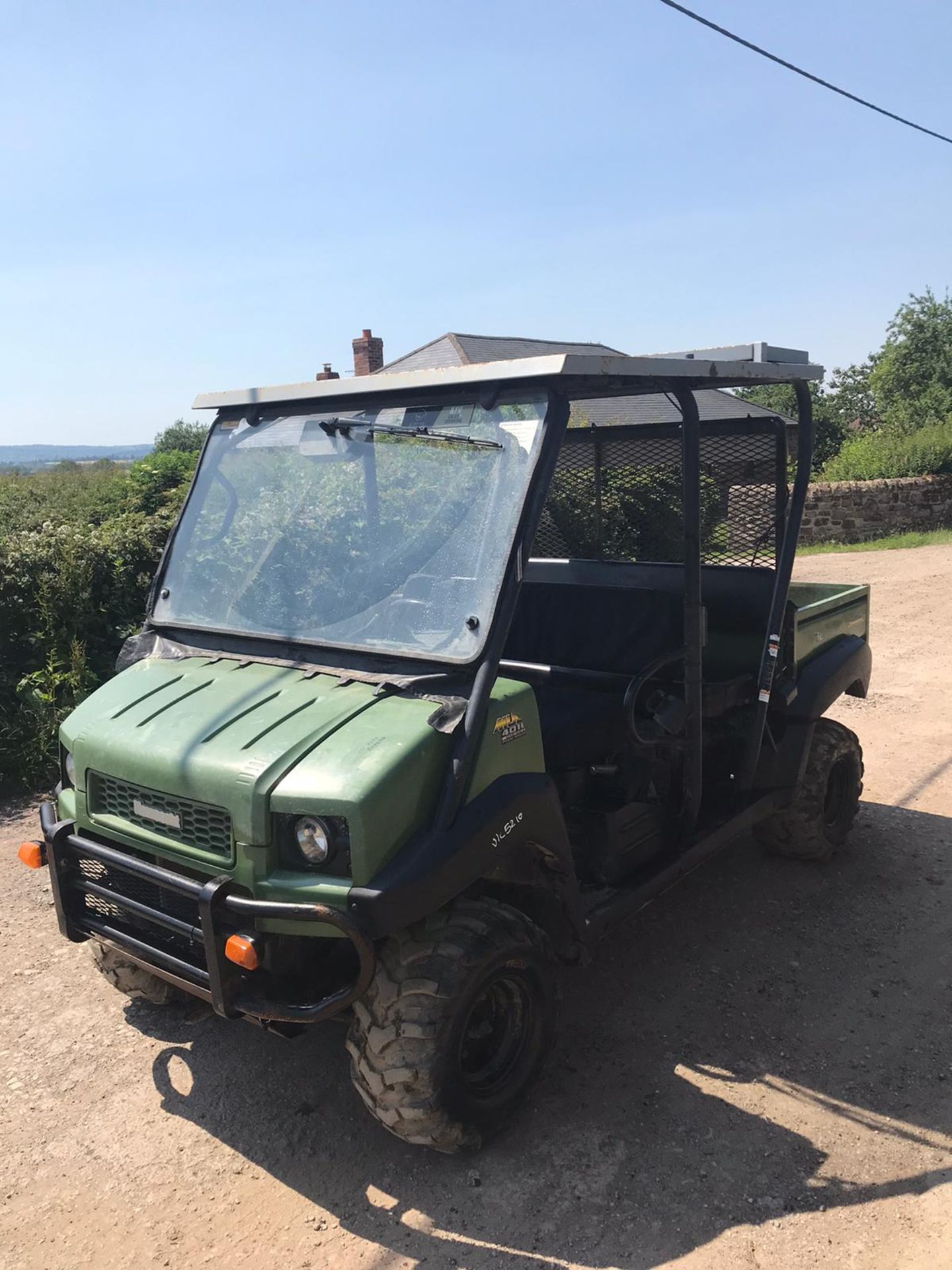 2016/66 REG KAWASAKI MULE 4010 2/4 SEATER RTV FARM BUGGY, RUNS & DRIVES, ROAD REGISTERED *PLUS VAT* - Image 2 of 4