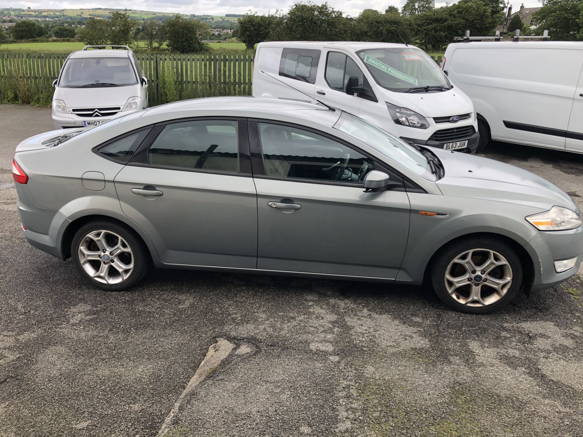 2007/57 REG FORD MONDEO ZETEC TDCI 140 2.0 DIESEL 140HP GREY 5DR HATCHBACK, SHOWING 2 FORMER KEEPERS - Image 7 of 12