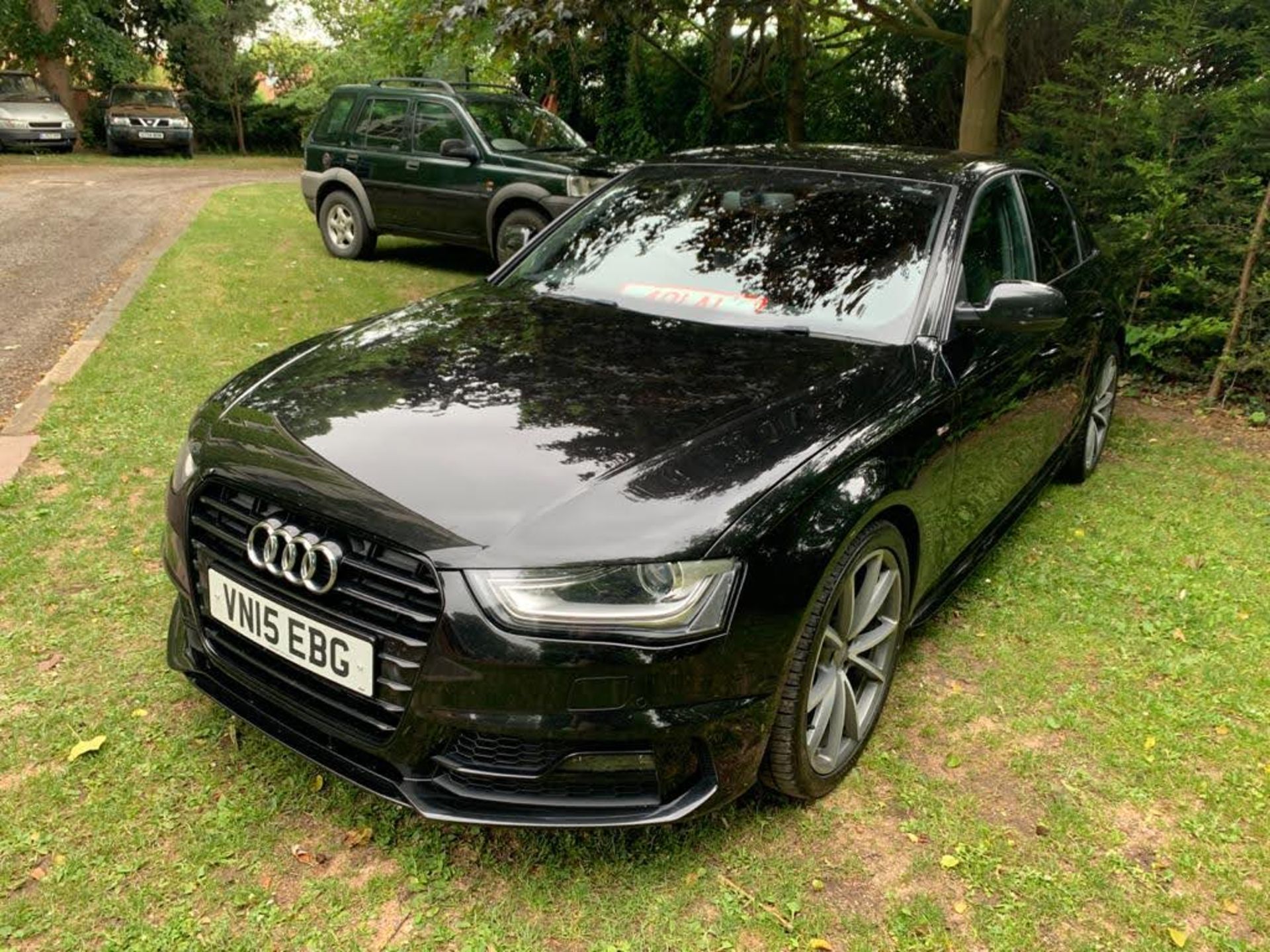 2015/15 REG AUDI A4 S LINE BLACK EDITION PLUS TDI CVT AUTOMATIC 2.0 DIESEL BLACK 4 DOOR SALOON - Image 3 of 20