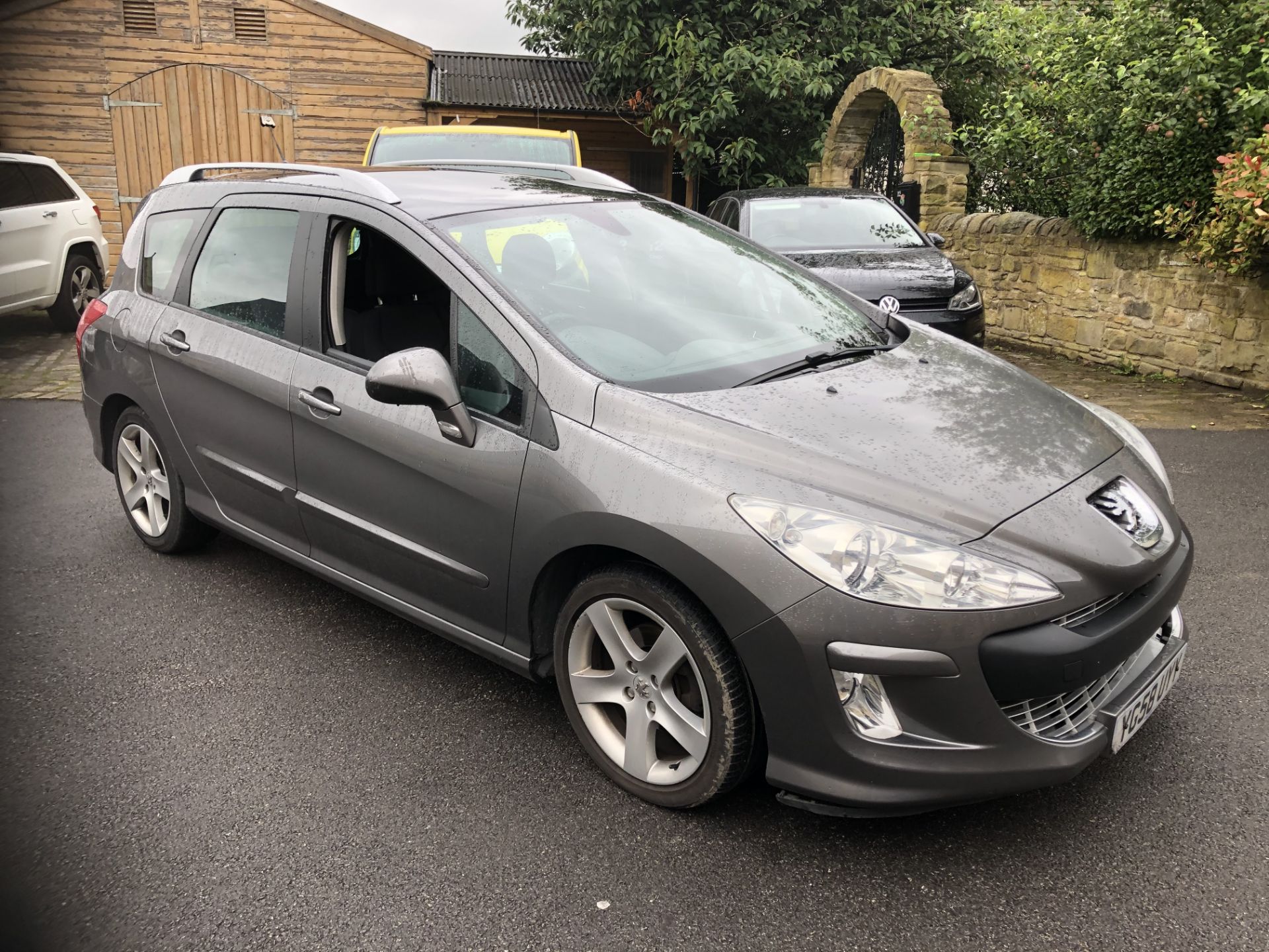 2008/58 REG PEUGEOT 308 SPORT SW HDI 110HP 1.6 DIESEL GREY ESTATE, SHOWING 2 FORMER KEEPERS *NO VAT*