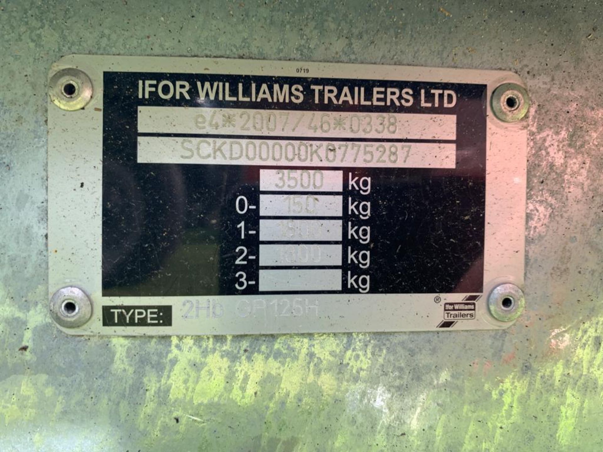 2020 IFOR WILLIAMS 12FT X 6FT TWIN AXLE 3500KG PLANT TRAILER, BRAND NEW RARE 16" WHEELS *PLUS VAT* - Image 7 of 8