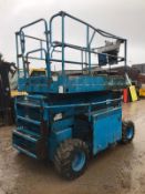 UPRIGHT SCISSOR LIFT, RUNS, DRIVES AND LIFTS *PLUS VAT*