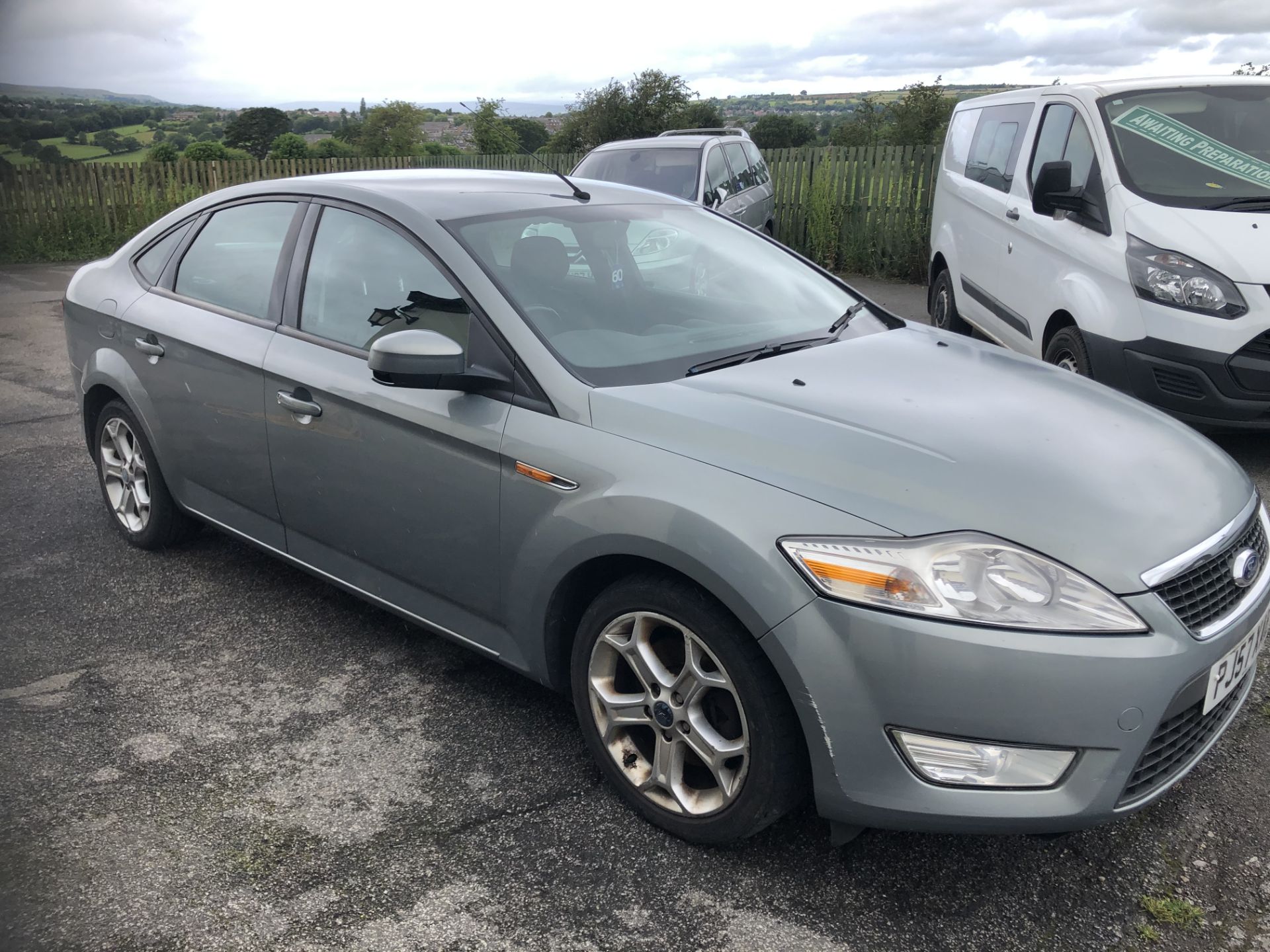 2007/57 REG FORD MONDEO ZETEC TDCI 140 2.0 DIESEL 140HP GREY 5DR HATCHBACK, SHOWING 2 FORMER KEEPERS - Image 9 of 12