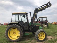 JOHN DEERE 1750 TRACTOR WITH LOADER 4WD, RUNS, DRIVES AND LIFTS *PLUS VAT*