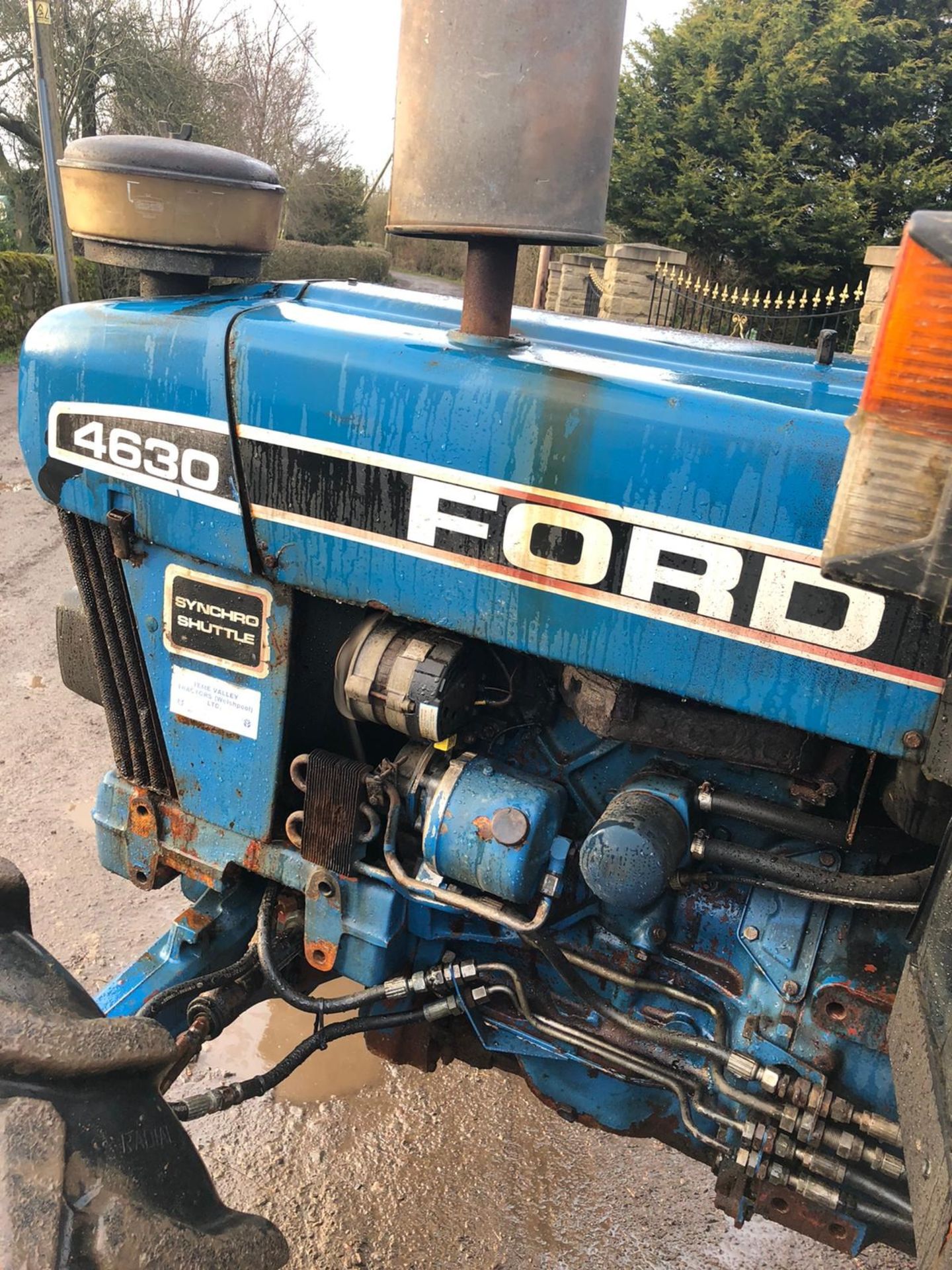 FORD NEW HOLLAND 4630 BLUE TRACTOR, 4 WHEEL DRIVE, RUNS, WORKS AND DRIVES *PLUS VAT* - Image 5 of 8