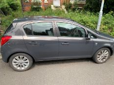 2014/64 REG VAUXHALL CORSA SE 1.2 PETROL GREY 5 DOOR HATCHBACK, SHOWING 2 FORMER KEEPERS *NO VAT*