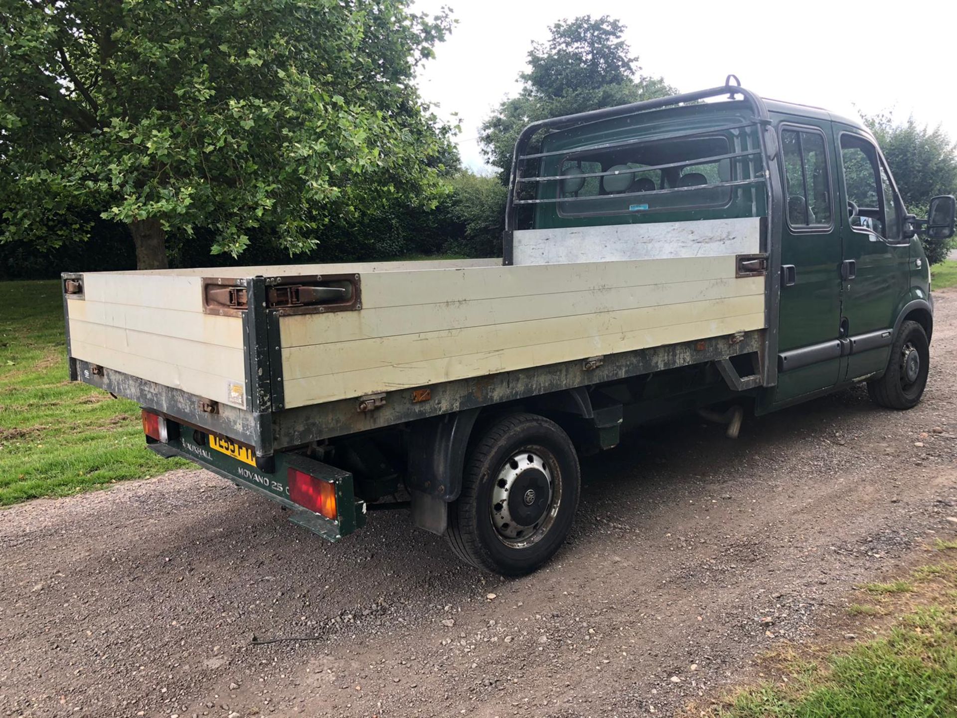 2005/55 REG VAUXHALL MOVANO 3.5 TON LWB 2.5DTI CREW CAB DROPSIDE 7 SEATER, SHOWING 3 FORMER KEEPERS - Image 4 of 10